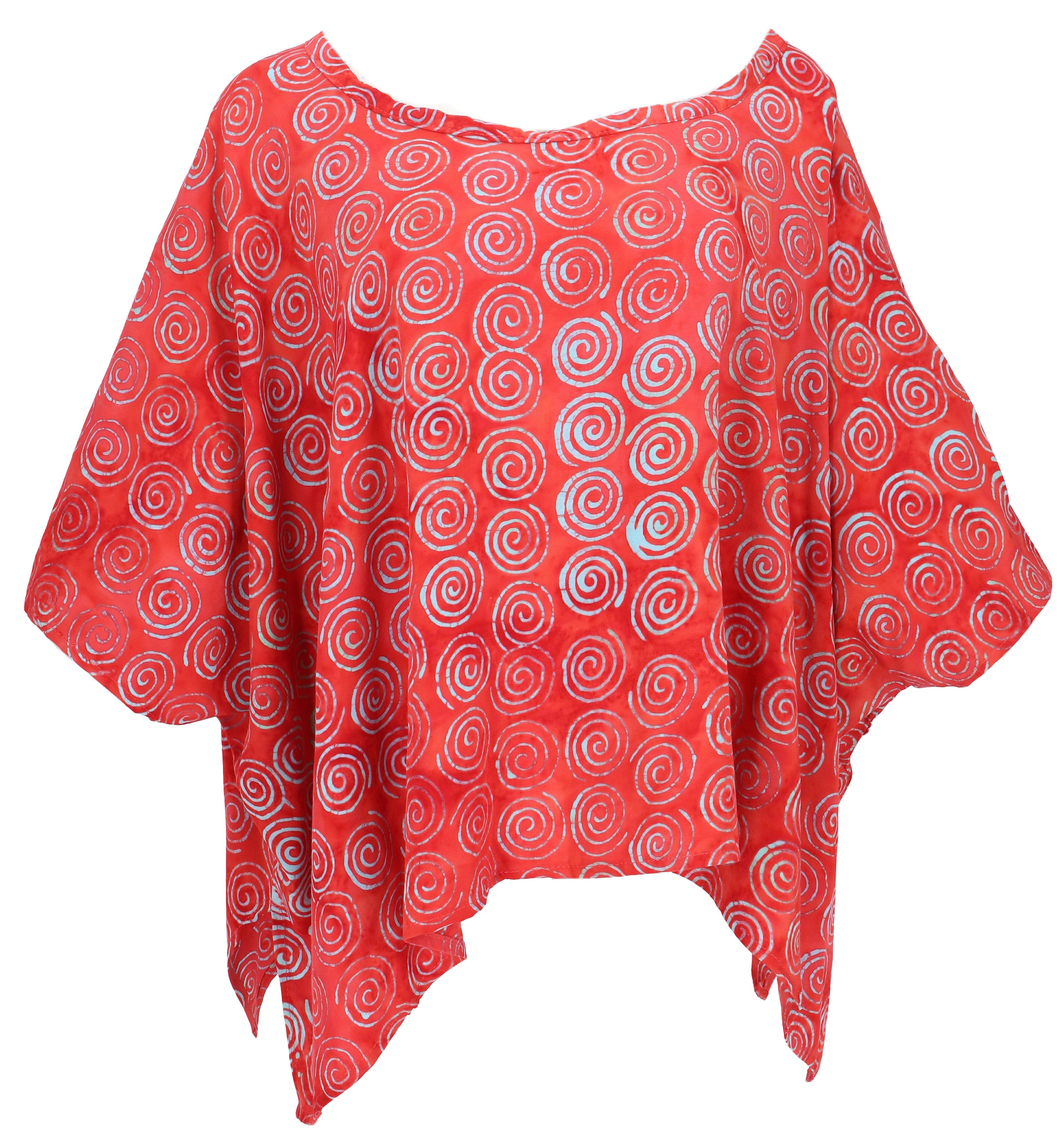 Longbluse Weites Boho plus size Blusentop mit..