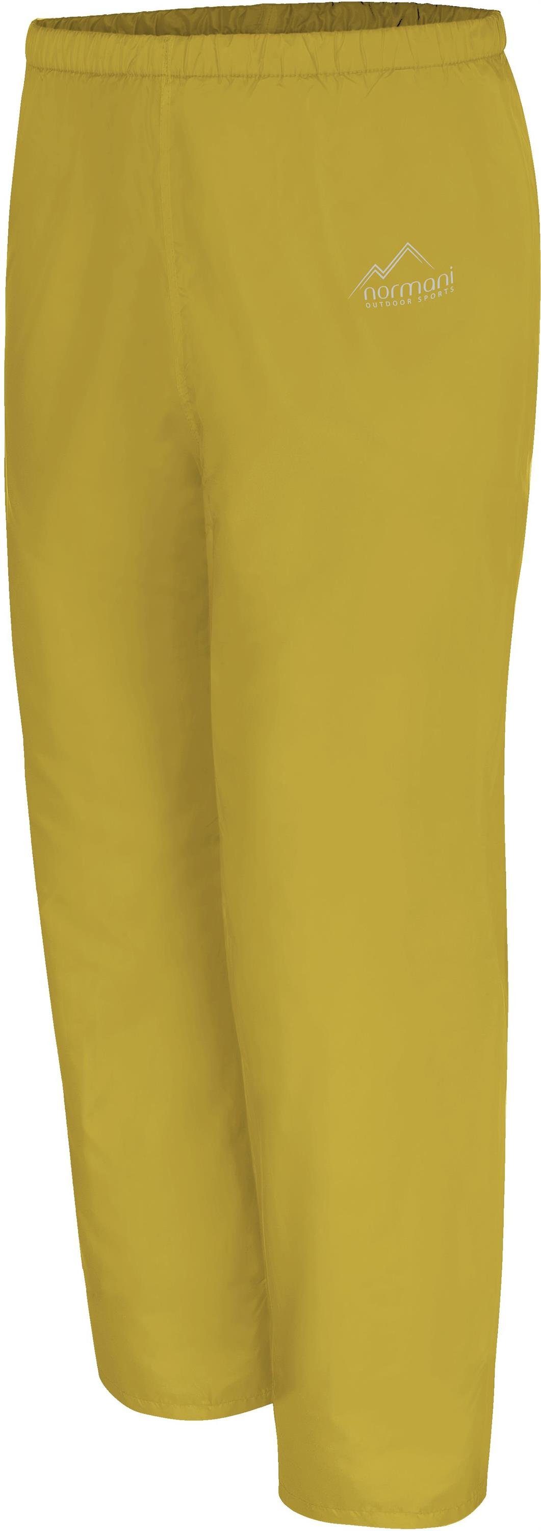 Kinder normani Übergangshose Regenhose Kinderhose mit und Matschhose Regenhose Wasserdichte Fleecefutter Gelb für Mädchen Junge