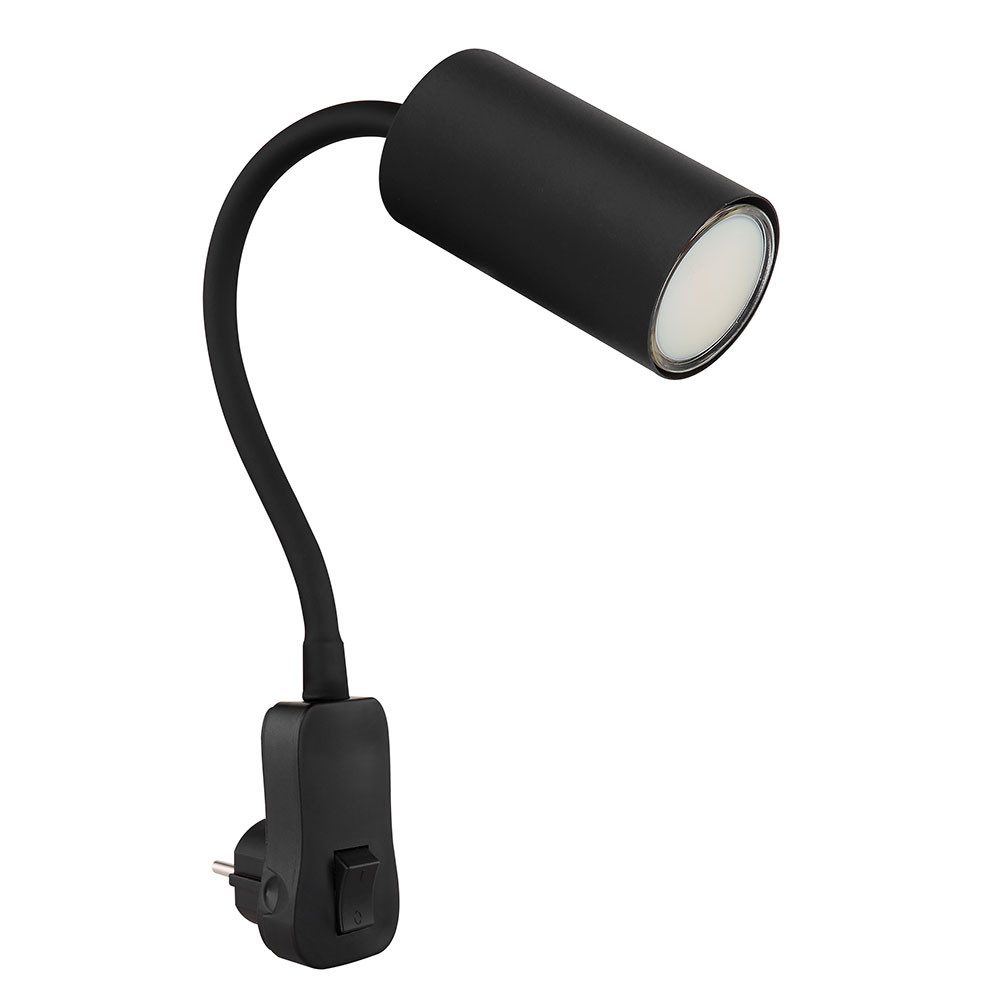 GLOBO LIGHTING Wandleuchte, Leuchtmittel nicht inklusive, Wand- Leselampe für Schlafzimmer Leselampe Wandmontage mit Stecker
