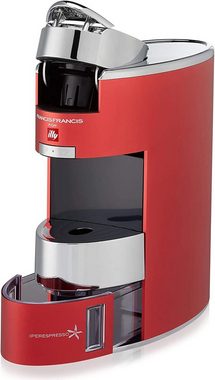 Illy Espressomaschine Iperespresso X9 - Kaffeemaschine für Espresso und Caffè Lungo, Kapselmaschine aus Aluminium und Edelstahl - Rot