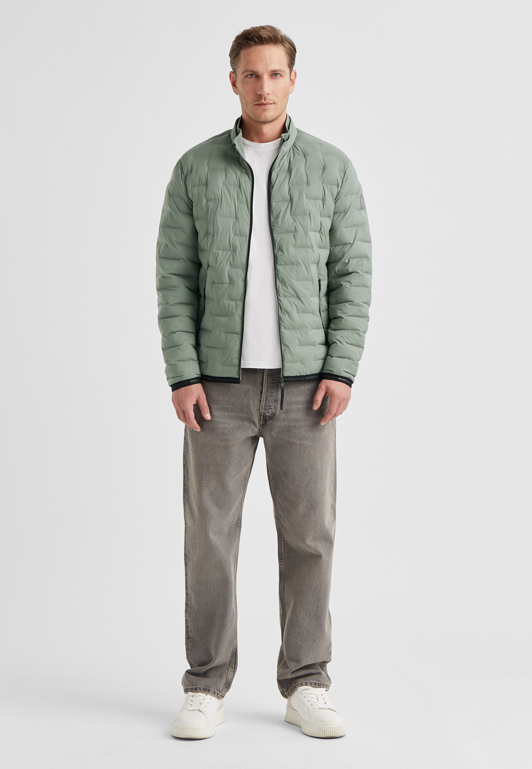 Milestone Steppjacke MSHopper Herren Übergangsjacke Jacke gesteppt normale Passform