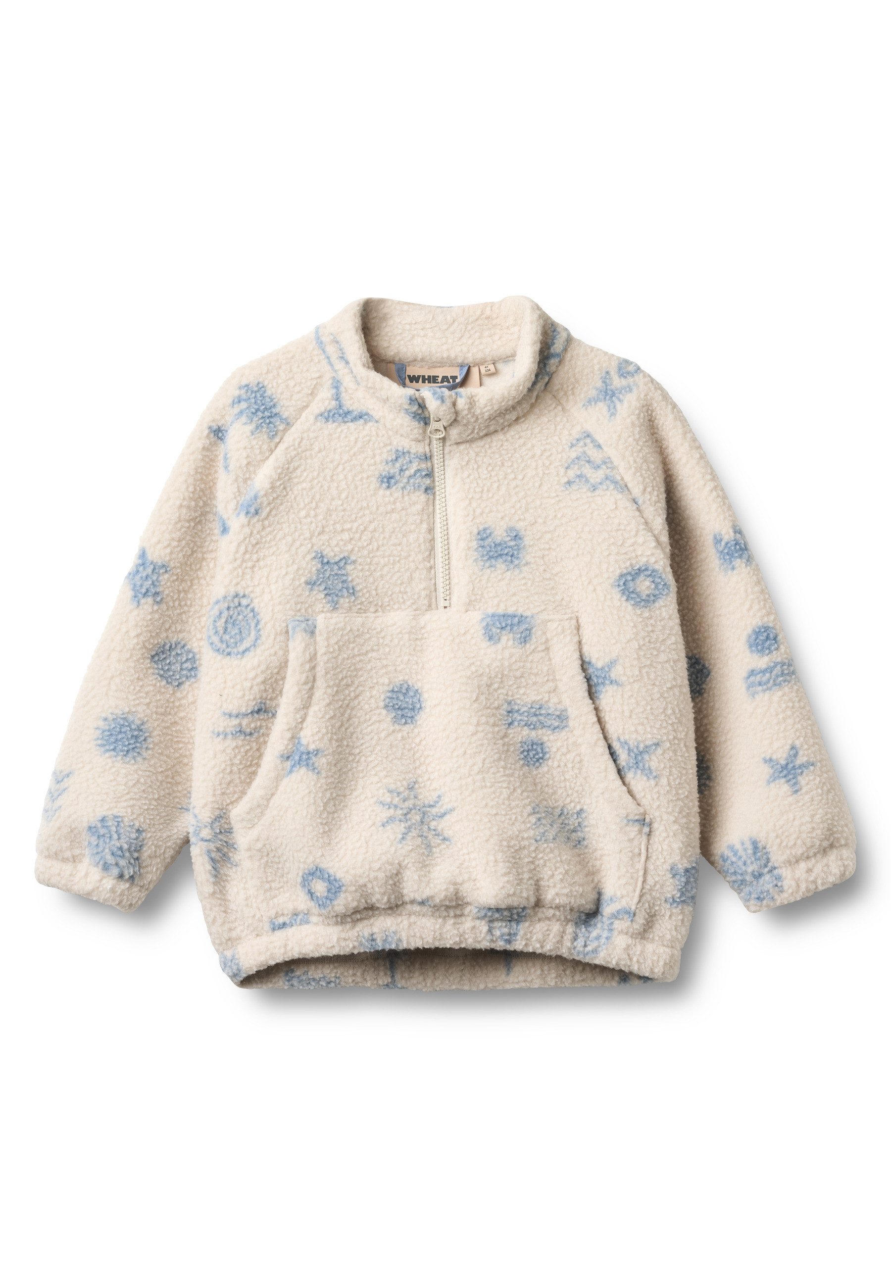 WHEAT Fleecejacke WHEAT Fleece Anorak Moon (1-St) reflektierend