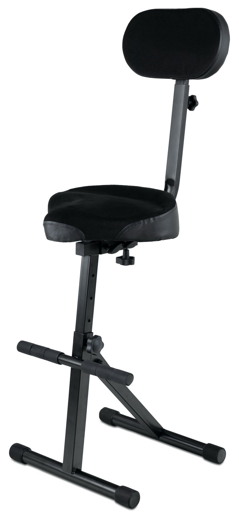 Classic Cantabile Stehhilfe ST-200 PRO Stehhilfe Stehstuhl Stehsitz Bügelstuhl, (massives Stahlgestell, Gummifüßen, Sitzhöhe 5-stufig, schwarz