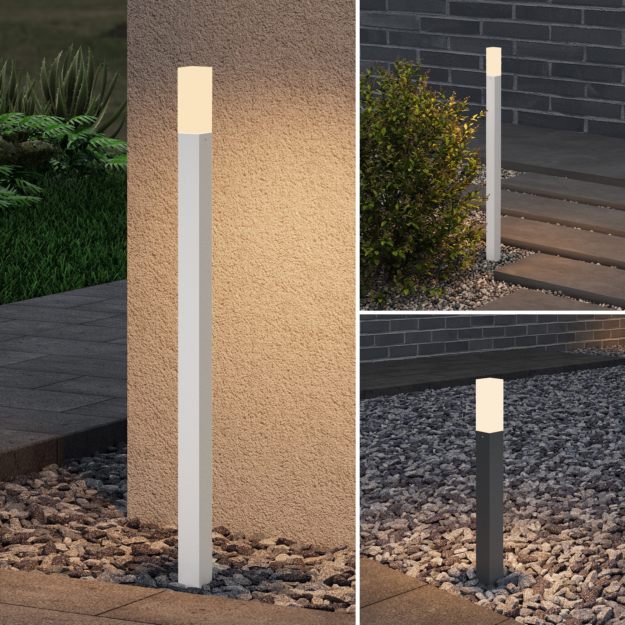 doporro LED Stehlampe Außenleuchte Gartenlampe Gartenleuchte Wegeleuchte Standleuchte