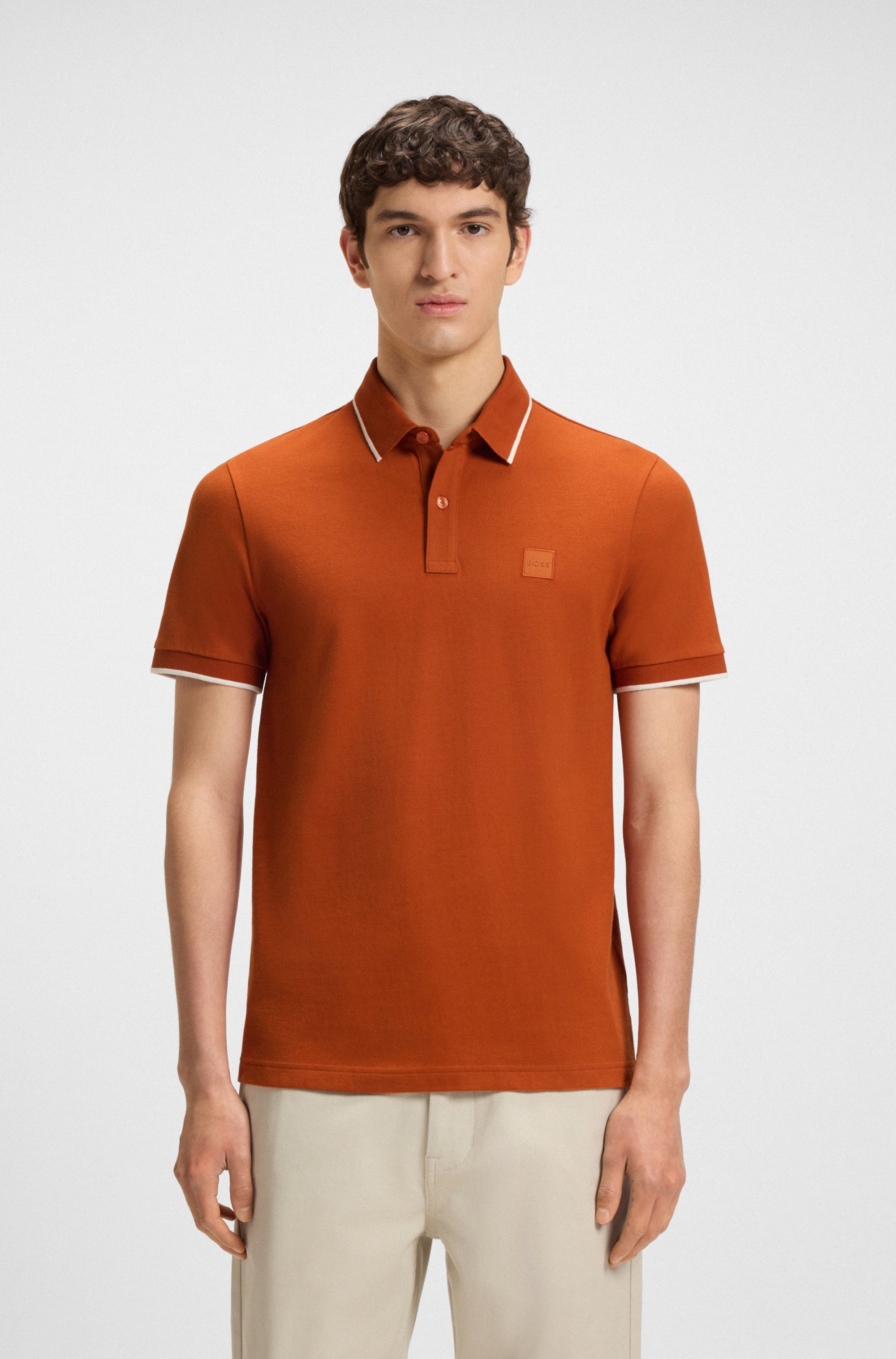 BOSS ORANGE Poloshirt Passertip mit BOSS günstig online kaufen