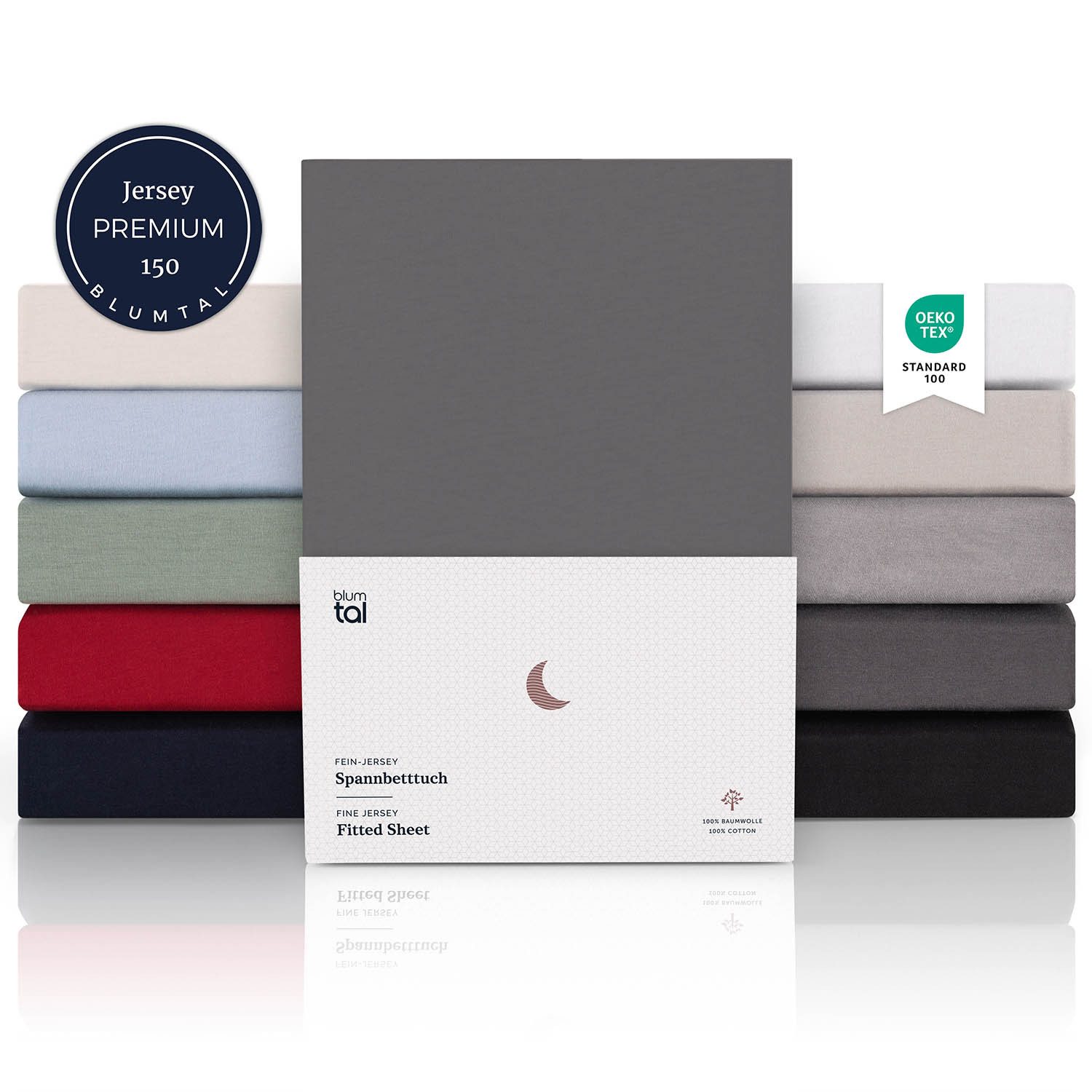 Blumtal Spannbettlaken Premium Topper, Standard - 100% Baumwolle, Gummizug: günstig online kaufen