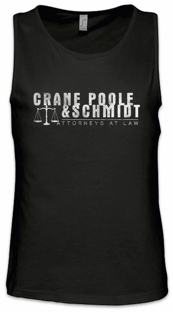 Urban Backwoods Tanktop Crane Poole & Schmidt Ärmelloses T-Shirt Boston Attorneys at Law Legal Lawyer Denny Shore Anwalt