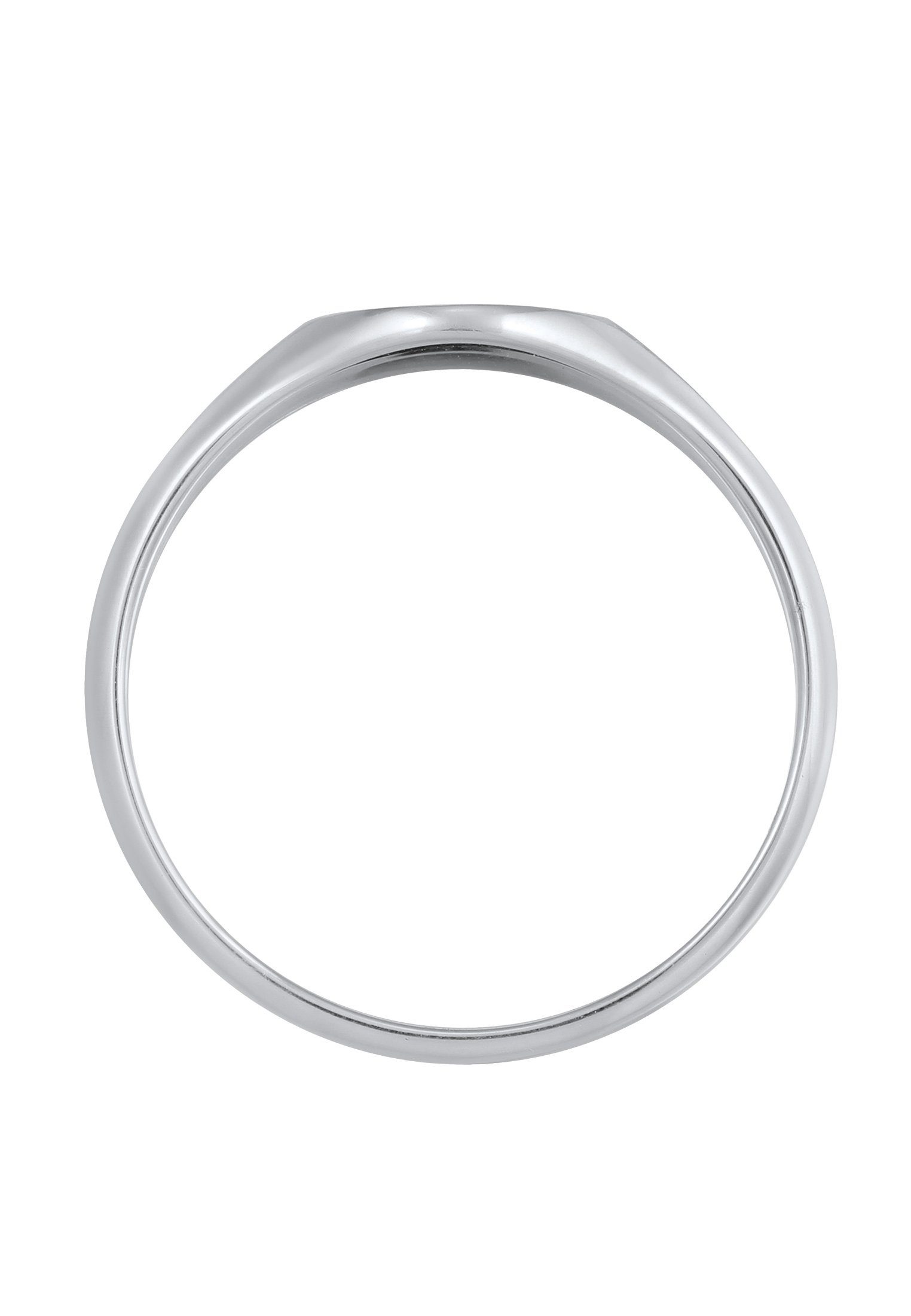 Elli Siegelring Siegelring Hammerschlag Trend 925 Silber