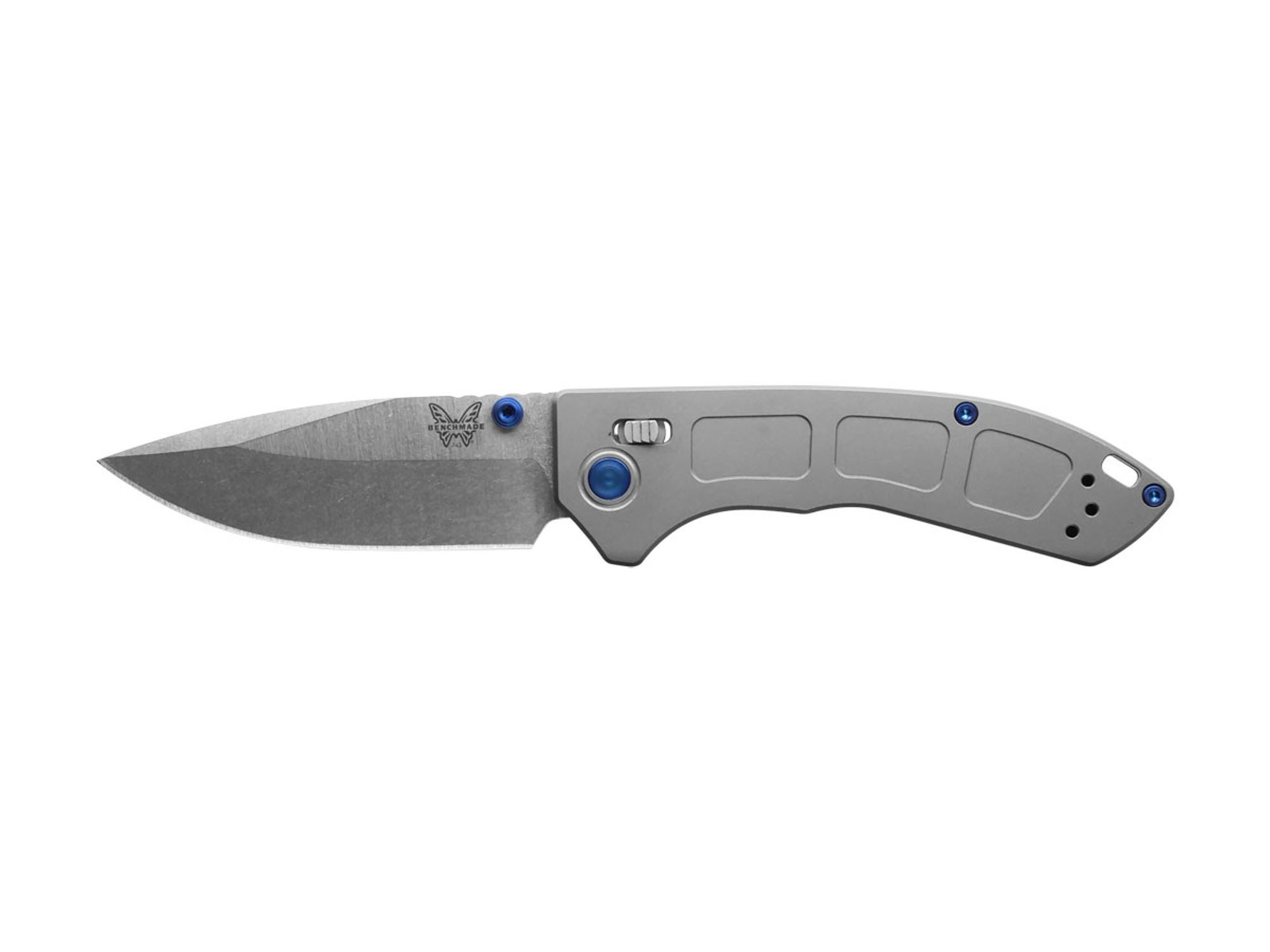 Benchmade Taschenmesser Benchmade 743 Mini Narrows, Gray Titanium