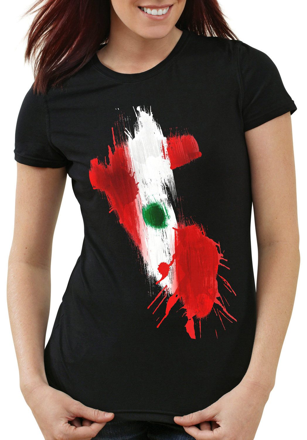 style3 T-Shirt Flagge Peru Fußball Sport WM EM Fahne