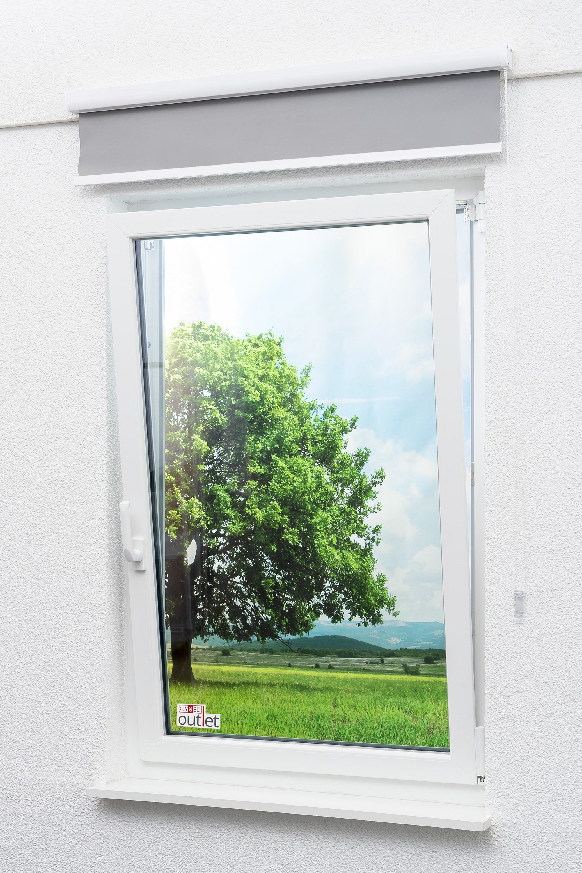 Verdunklungsrollo Qualitätskassettenrollo Abdunkelung, LYSEL®, abdunkelnd, HxB 175x60cm – Bild 5 von 5