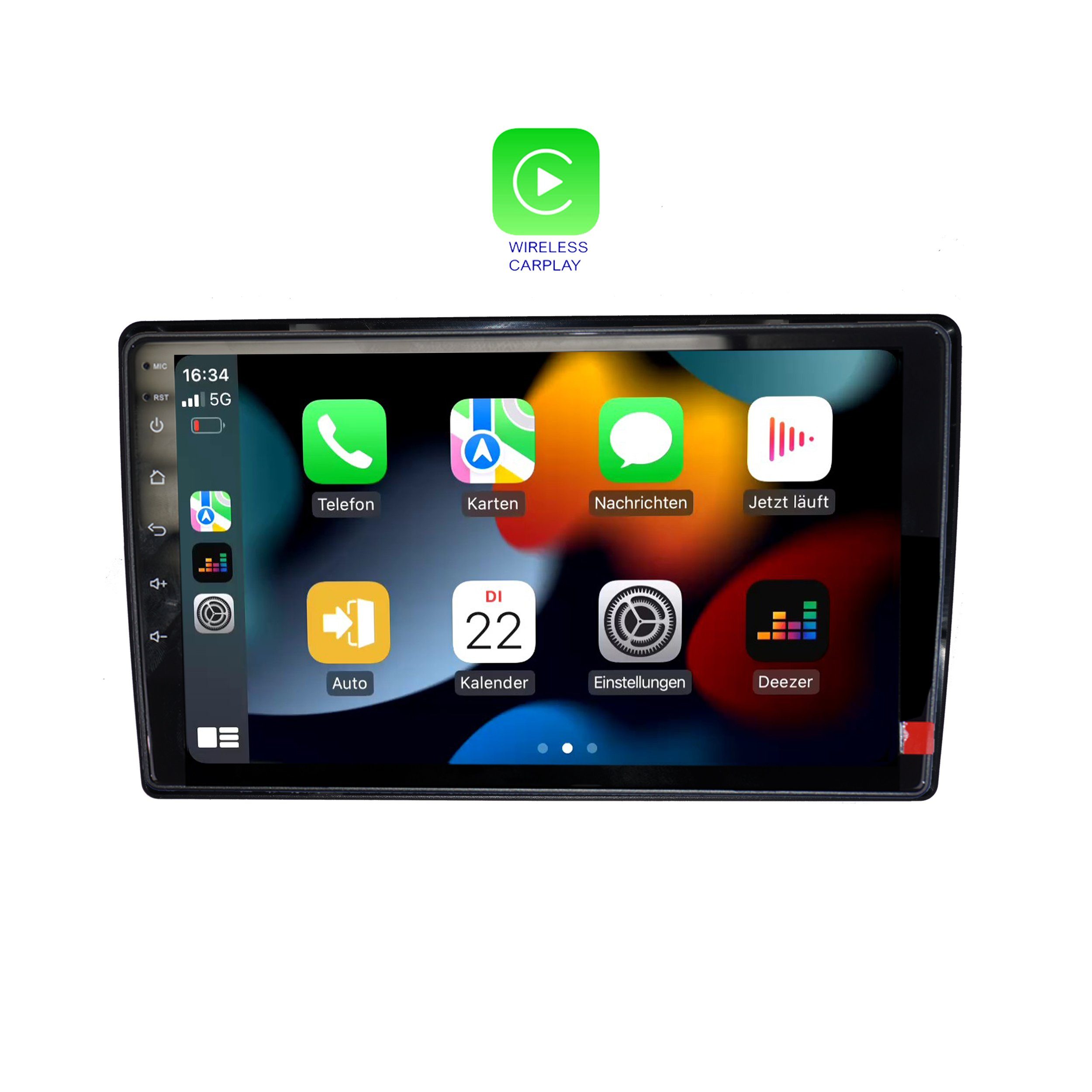 TAFFIO Für Citroen Berlingo C3 Peugeot 3008 5008 9" Touch Android Radio GPS Einbau-Navigationsgerät