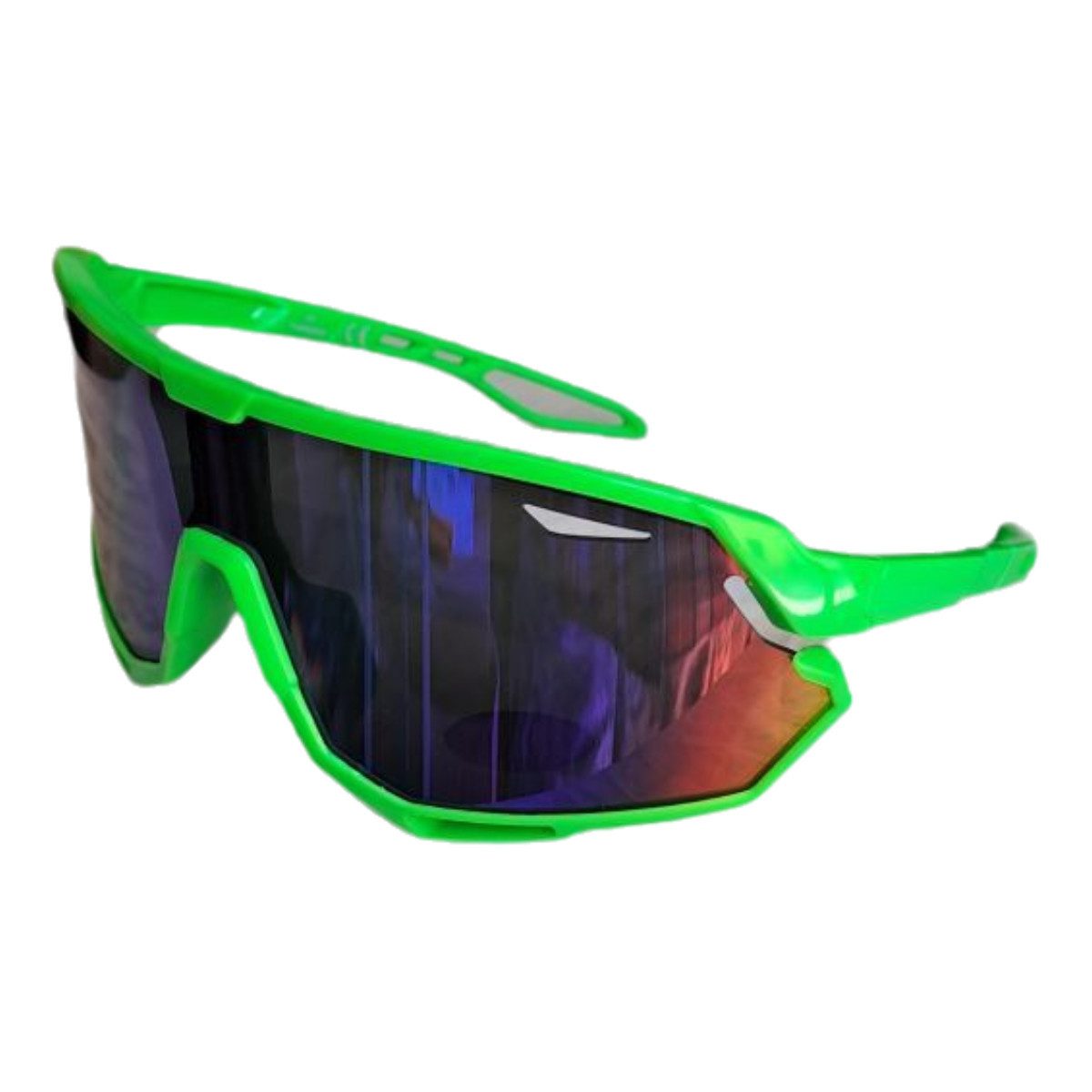 emeco Sonnenbrille Kinder Sonnenbrille Radbrille Sportbrille Fahrrad Brille LS5056 GRÜN-B