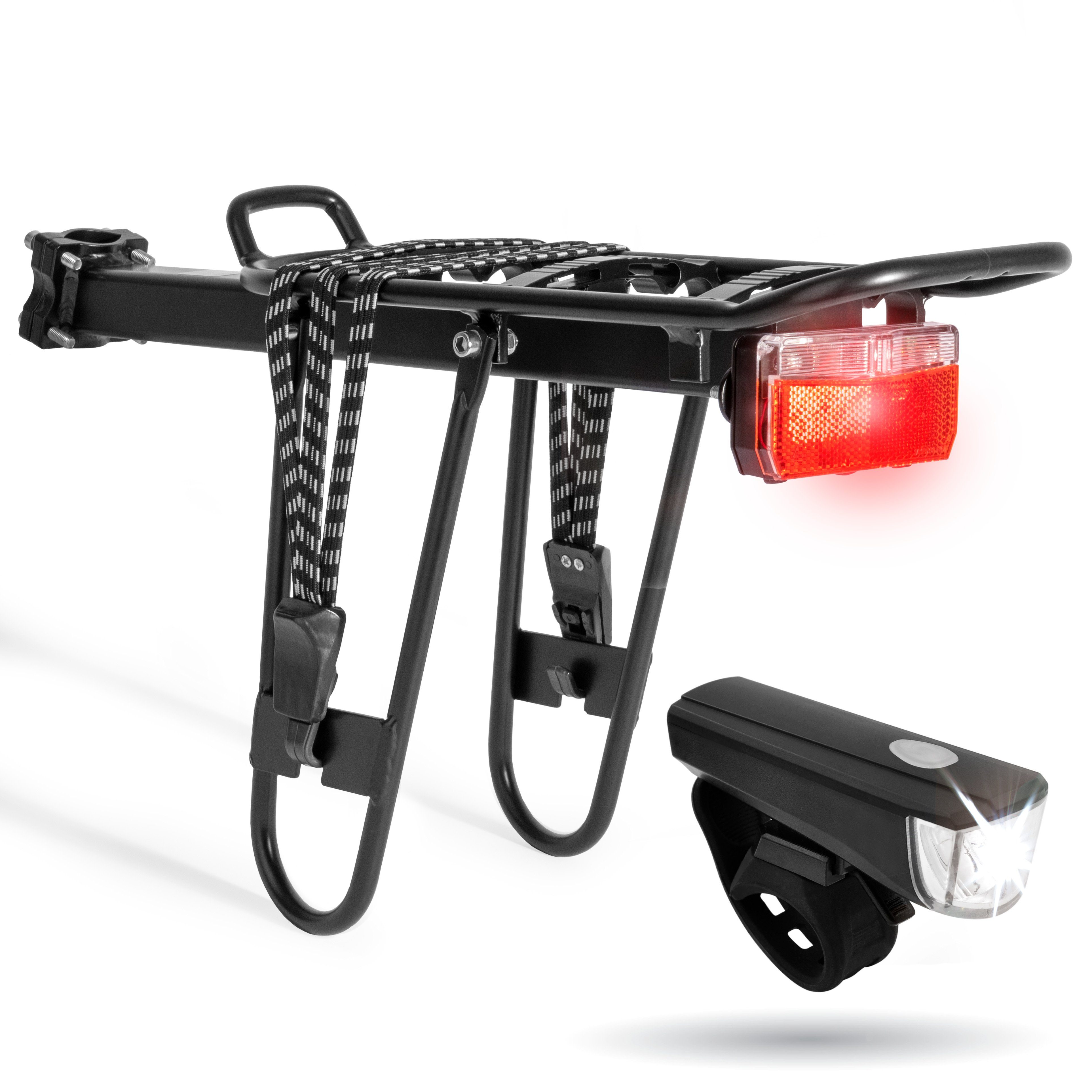 bergsteiger Fahrrad-Gepäckträger Fahrrad Gepäckträger hinten, geeignet für Mountainbike, E-Bike, uvm.