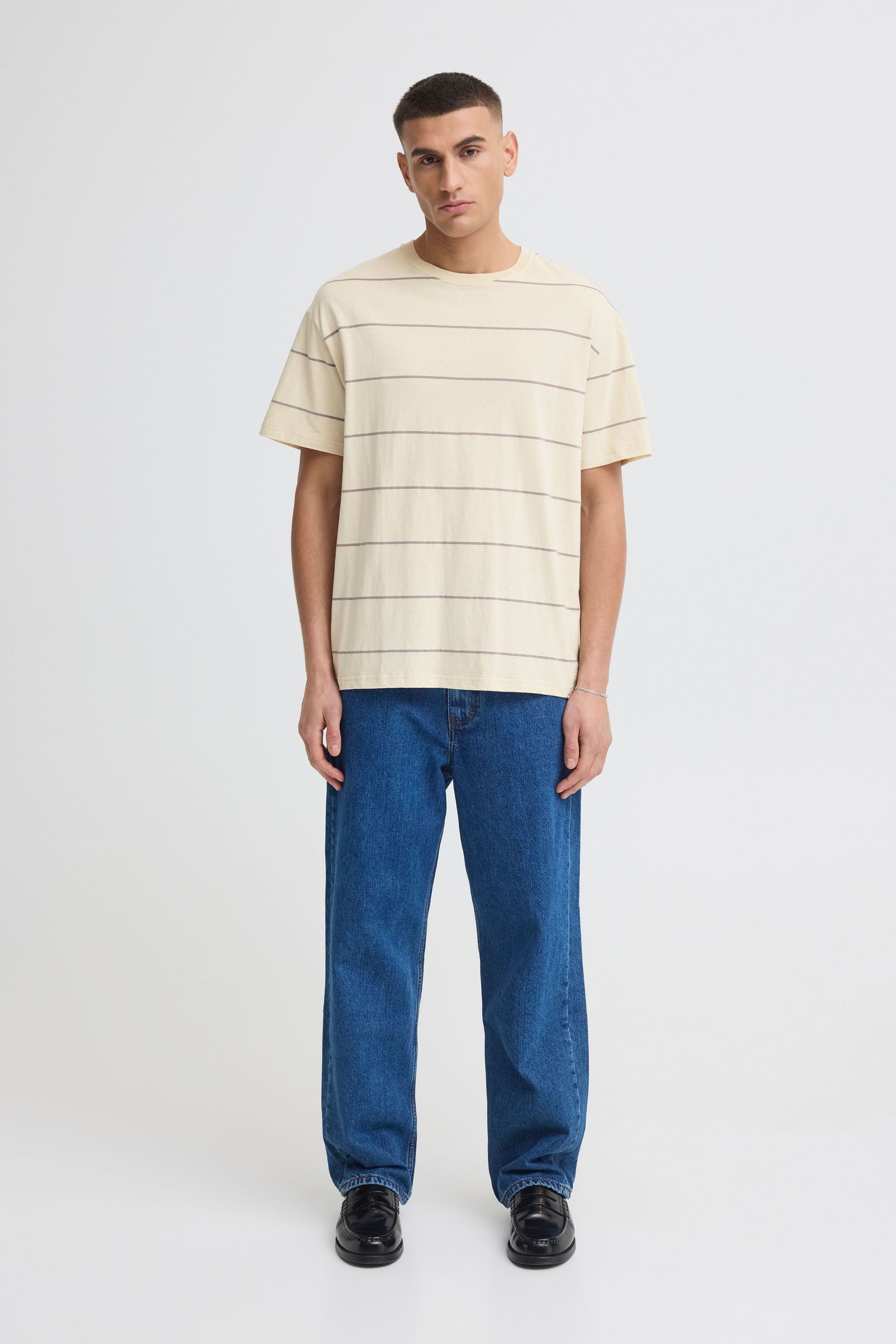 !Solid Rundhalsshirt SDUbalt Angenehm weiches T-Shirt mit dünnen Streifen - Loose Fit