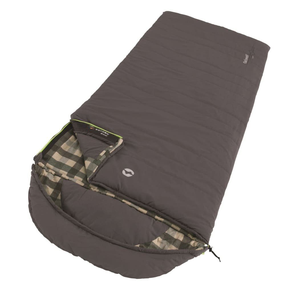 Outwell Schlafsack Schlafsack Camper Reißverschluss Links Grau (1 tlg)