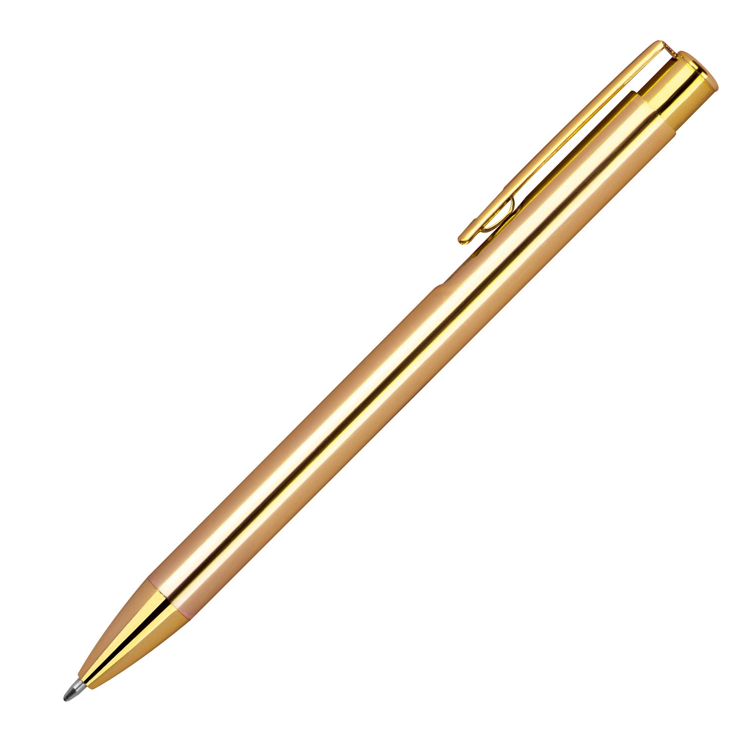 Kugelschreiber Druckkugelschreiber aus Metall / Farbe: Metallic gold