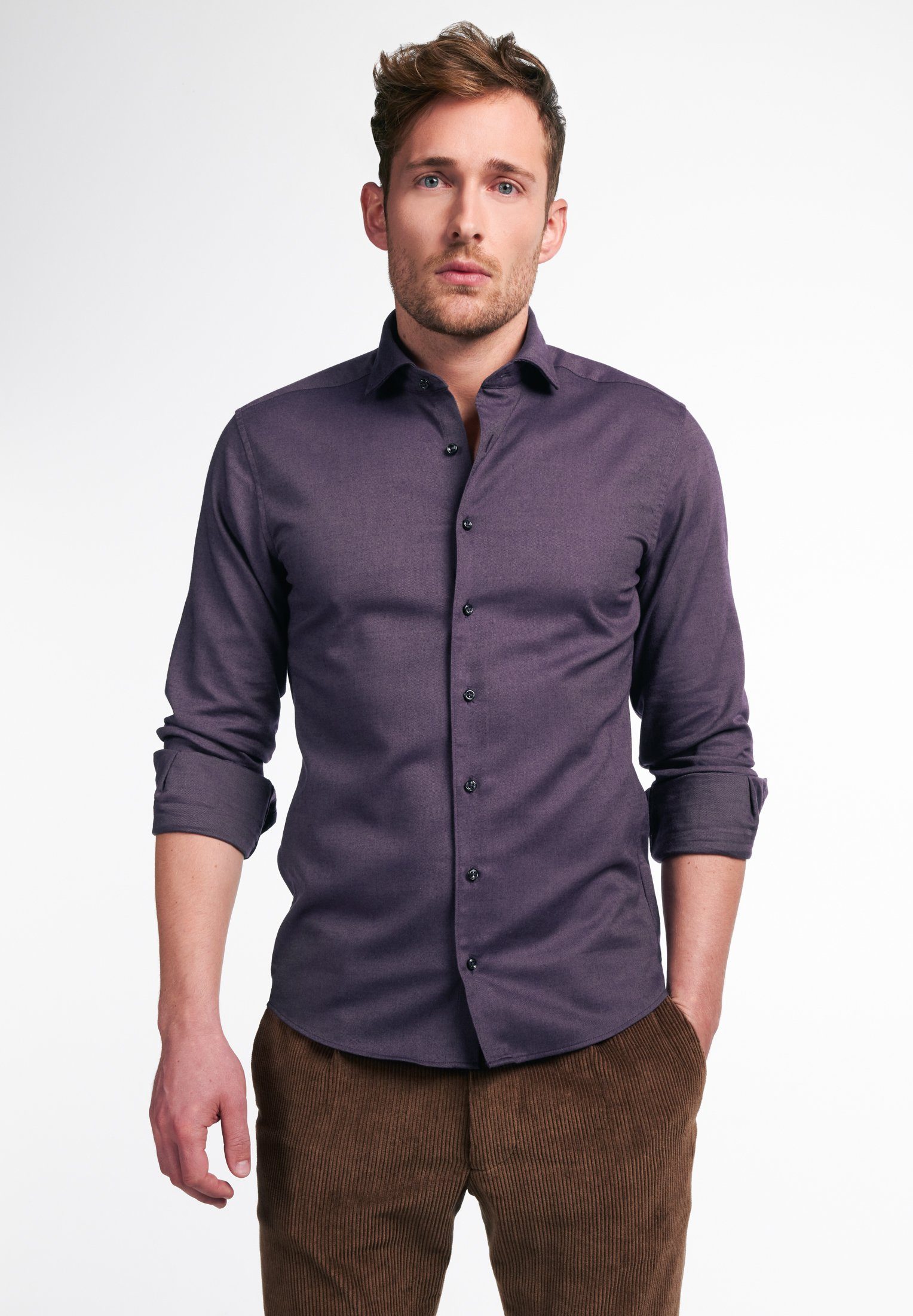 Eterna Langarmhemd COMFORT FIT NON IRON (bügelfrei)