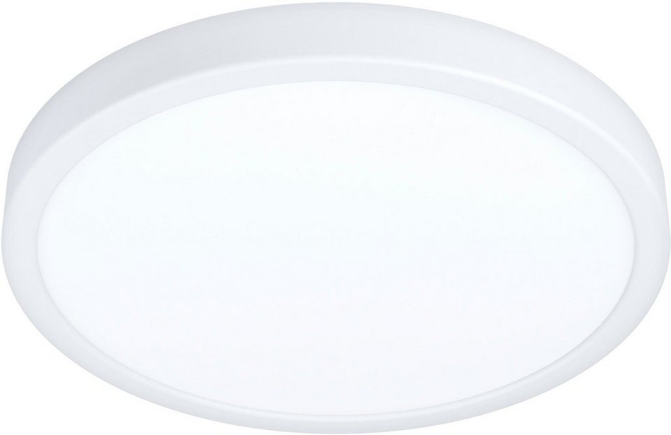 EGLO Deckenleuchte FUEVA 5, LED fest integriert, Neutralweiß, Ø 28,5 cm,  Deckenlampe, Badezimmer Lampe, LED Aufbaulampe, IP44