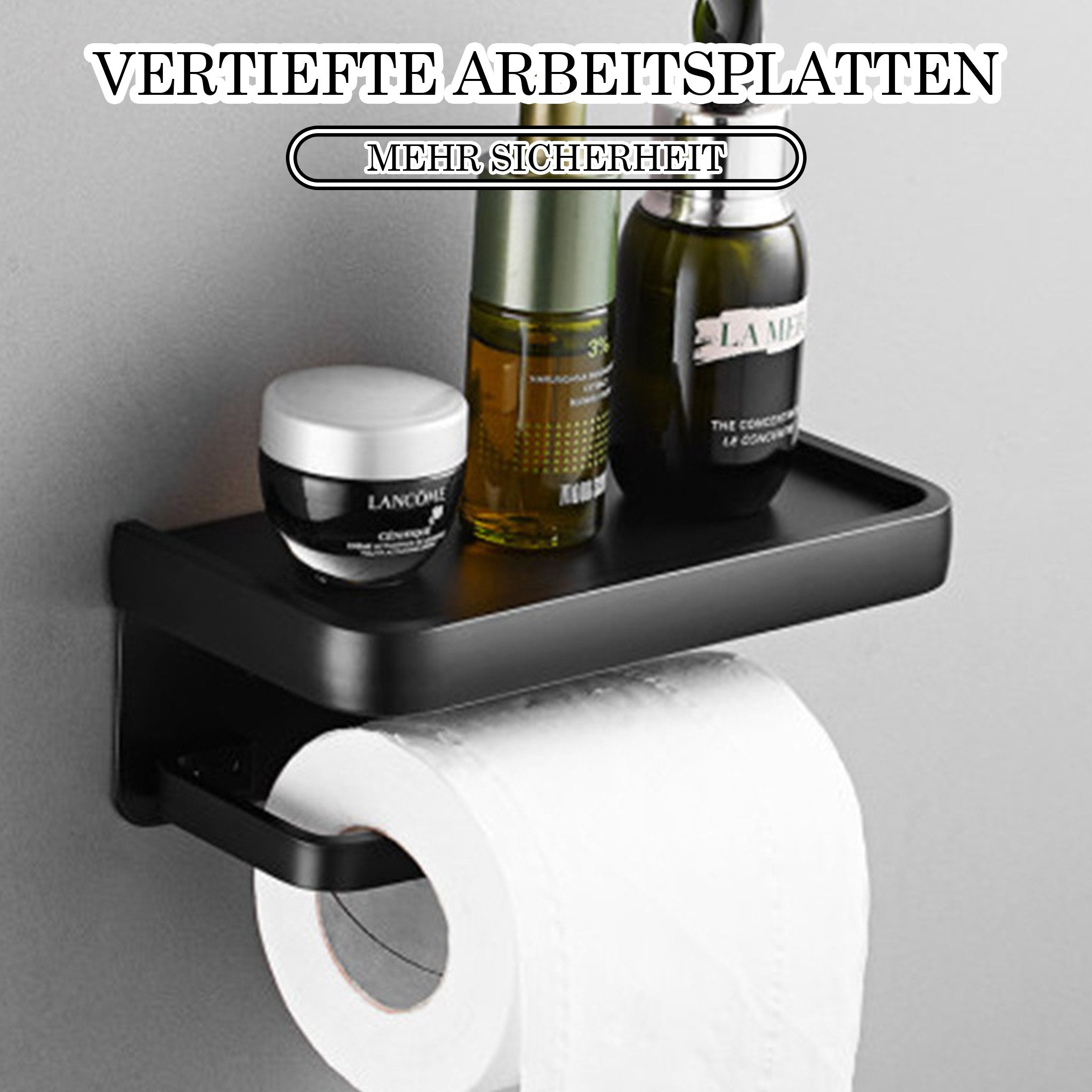 Masbekte Toilettenpapierhalter Wandmontage Klopapierhalter, WC Papierhalter günstig online kaufen