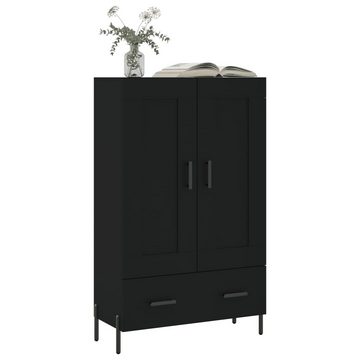 furnicato Sideboard Highboard Schwarz 69,5x31x115 cm Holzwerkstoff