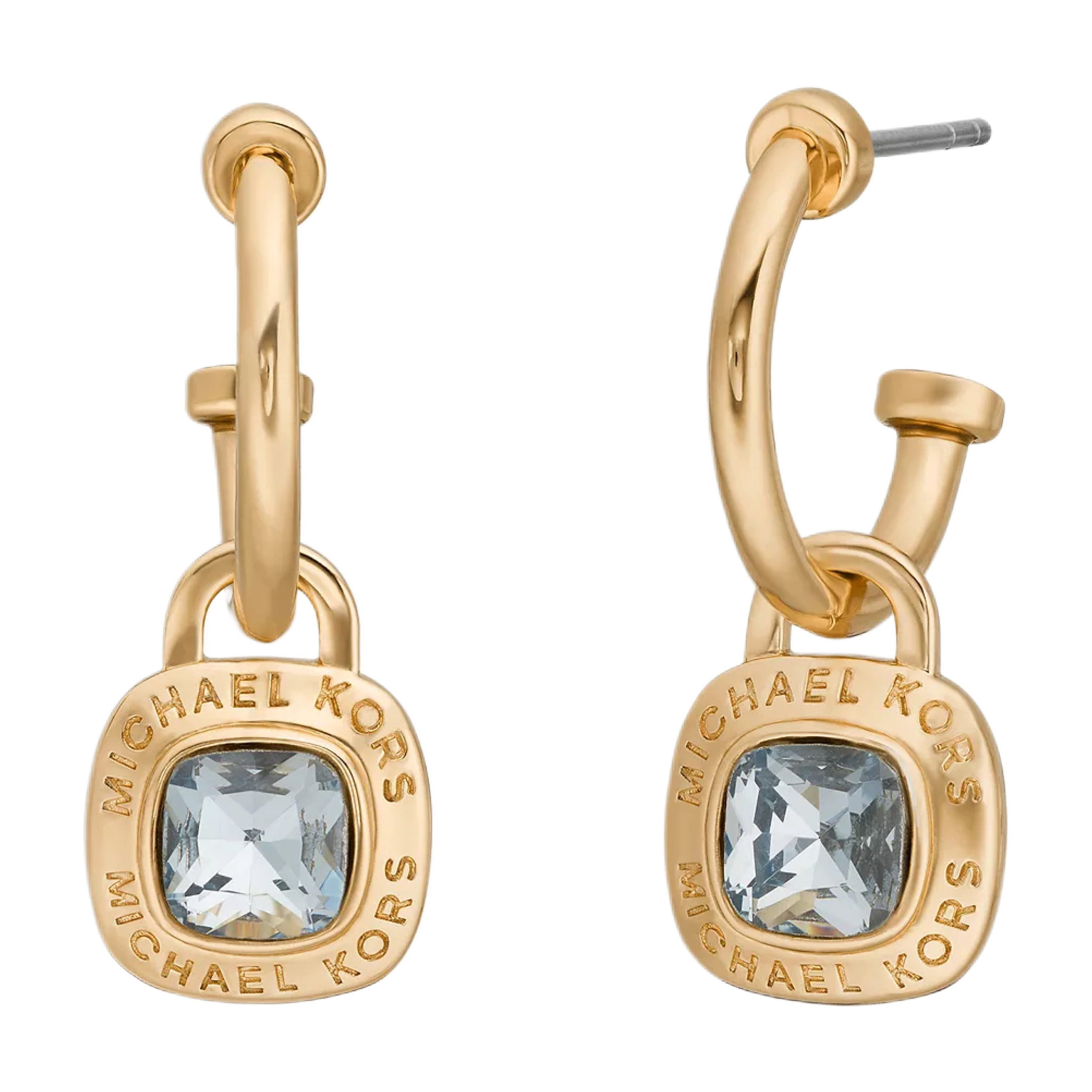 MICHAEL KORS Ohrring-Set Michael Kors Hängeohrringe Goldfarbe