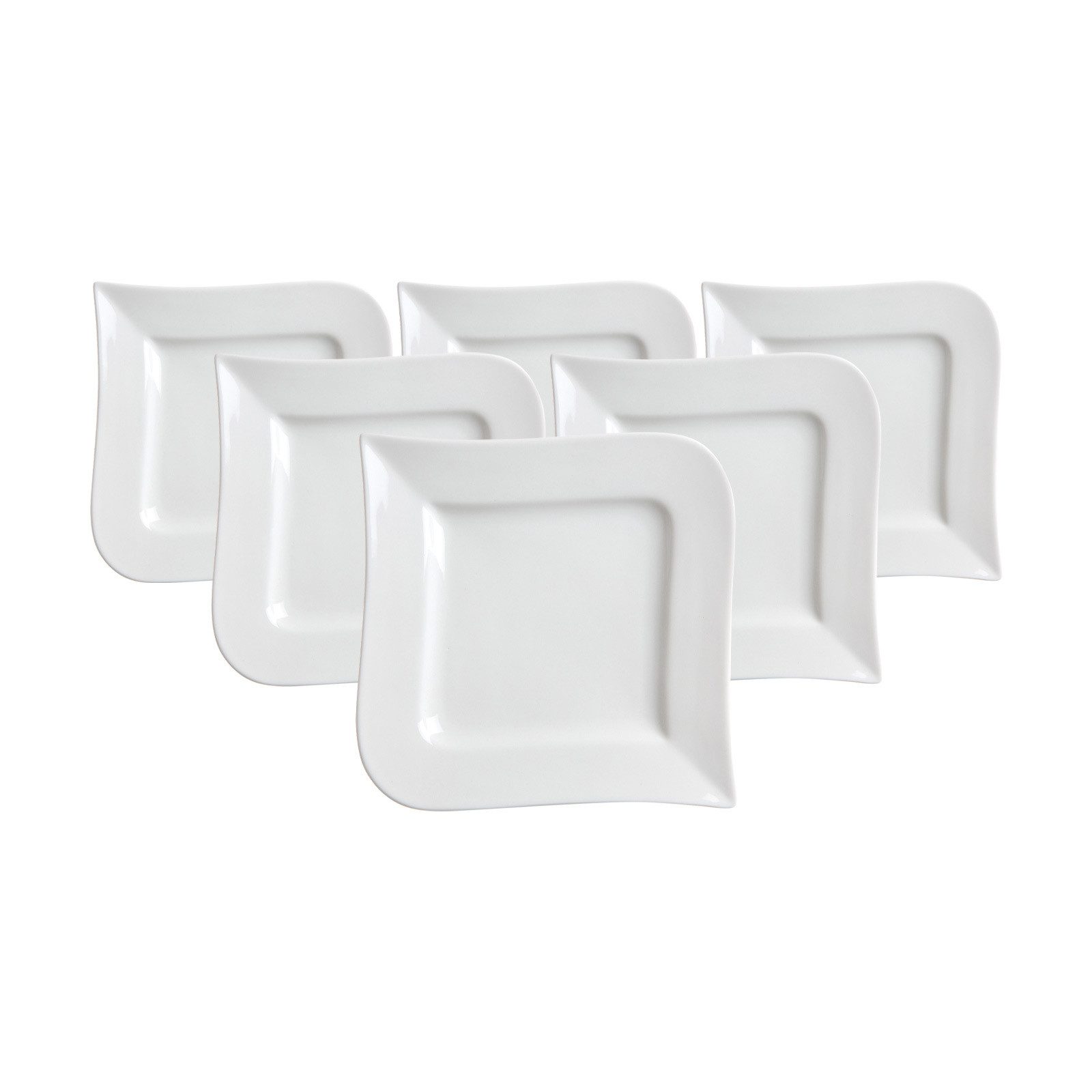 Ritzenhoff & Breker Brotteller Melodie Beilagenteller ø 17 cm 6er Set, (6 St)