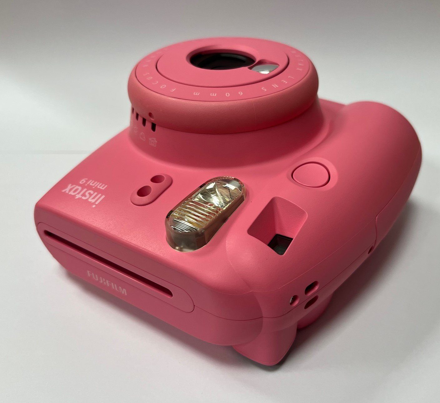 FUJIFILM Instax Mini 9 10 Film inklusive Sofortbildkamera mit Aufnahmen Flamingo-Pink