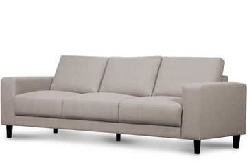 Konsimo 3-Sitzer ALIO Sofa 3 Personen, Massivholzbeine, zeitloses Design