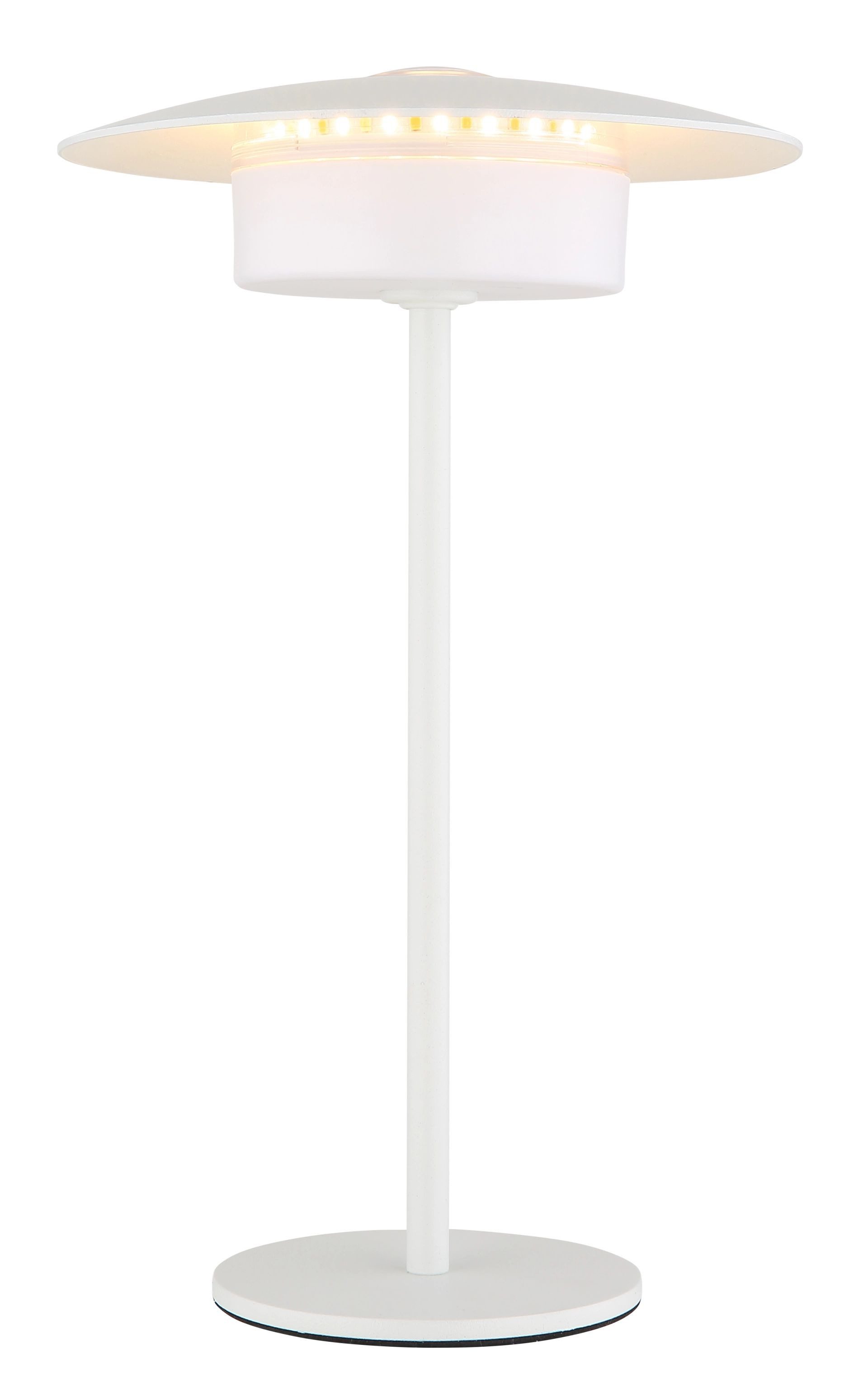 GLOBO LIGHTING LED Tischleuchte KYLER, Dimmfunktion, Memoryfunktion, mehrere Helligkeitsstufen, LED fest integriert, warmweiß - kaltweiß, Akku Tisch- und Wandleuchte, Touchdimmer, Lichttemperaturwechsel