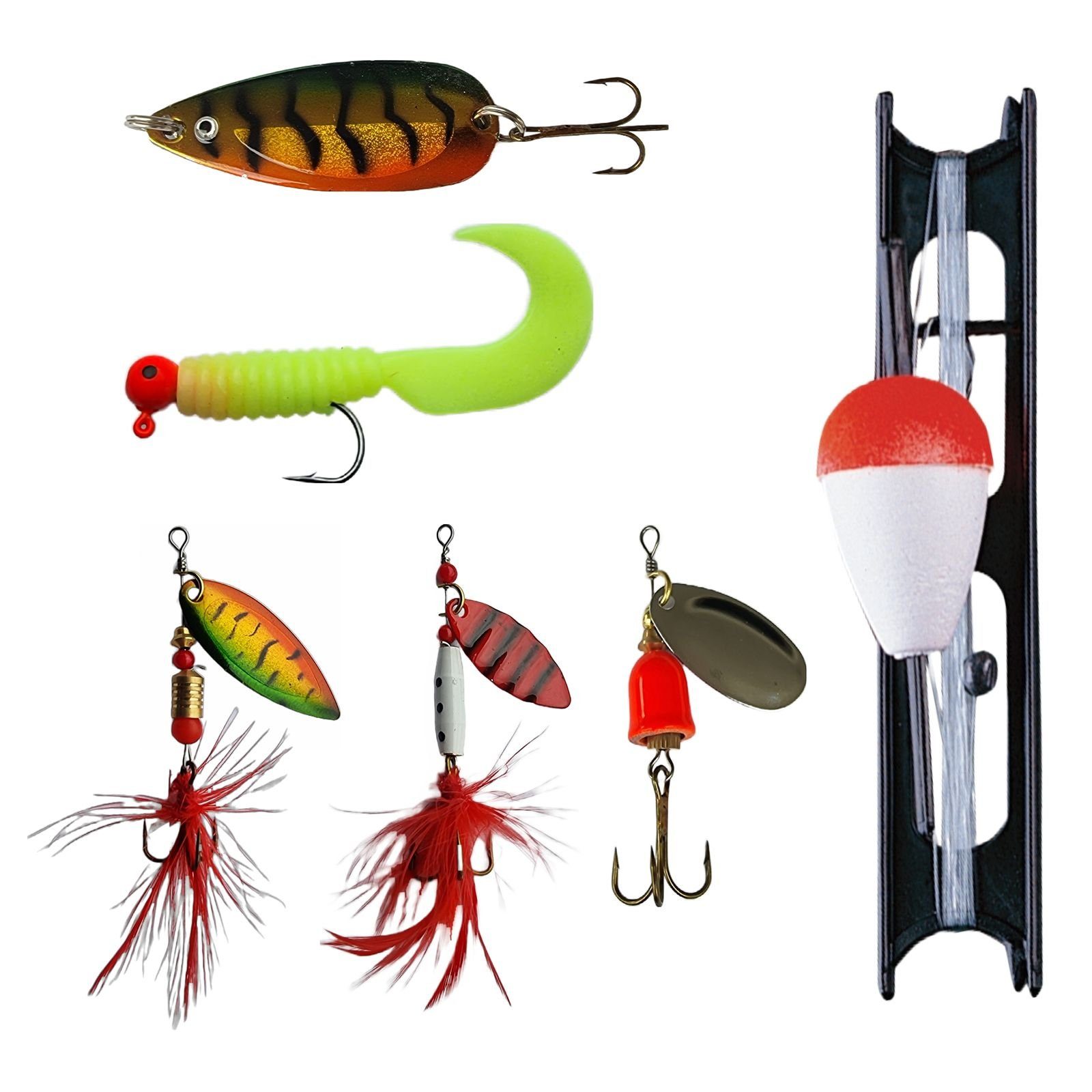 Qkbuza Gewichtete Angelschwimmer Set Mit Schnellverschluss - Ovale EVA-Posen Für Süßwasserangeln