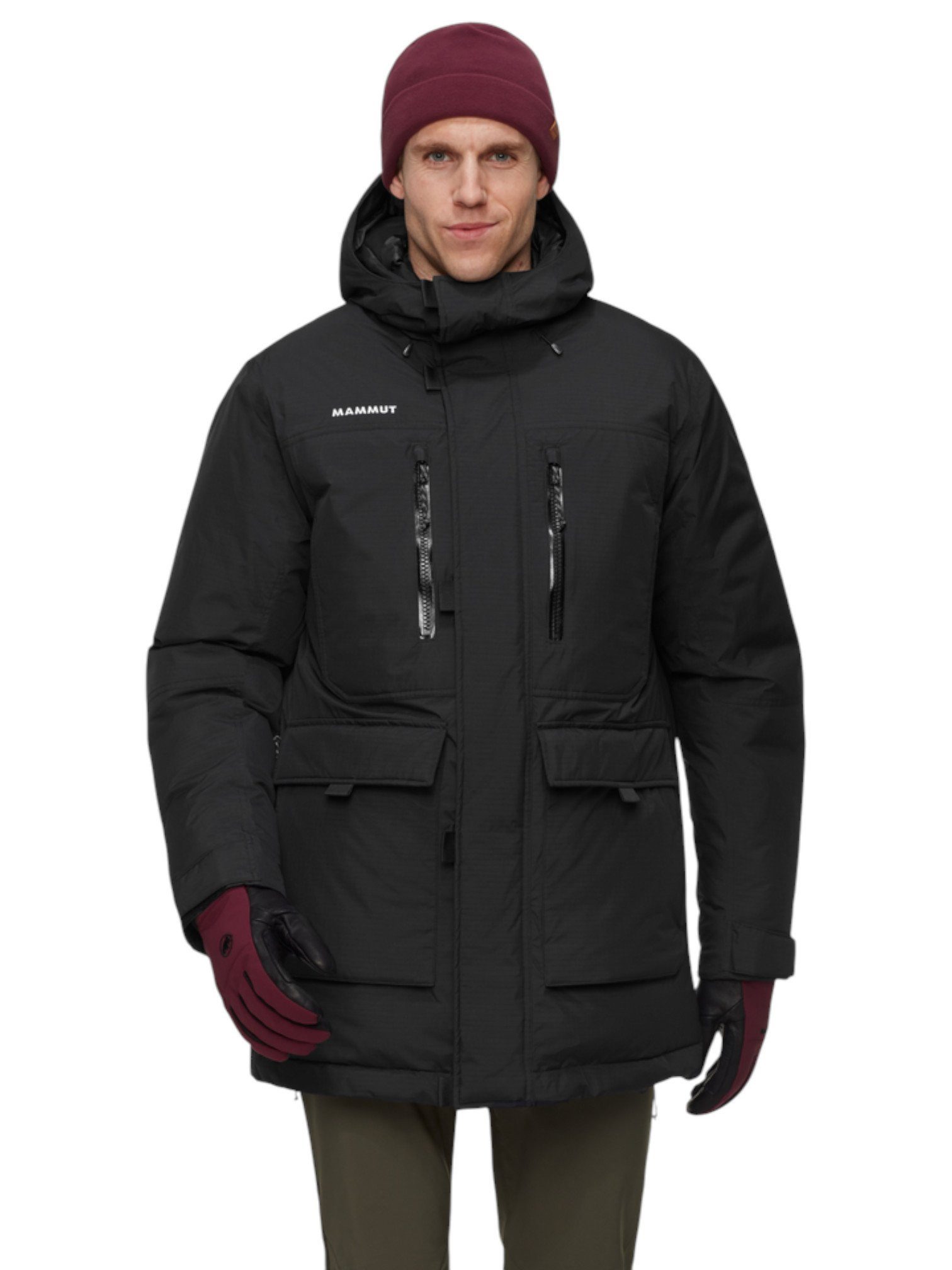 Mammut Winterjacke Arctic Insulated Hooded Parka (2-Lagen, wärmend dank Daunenfüllung)
