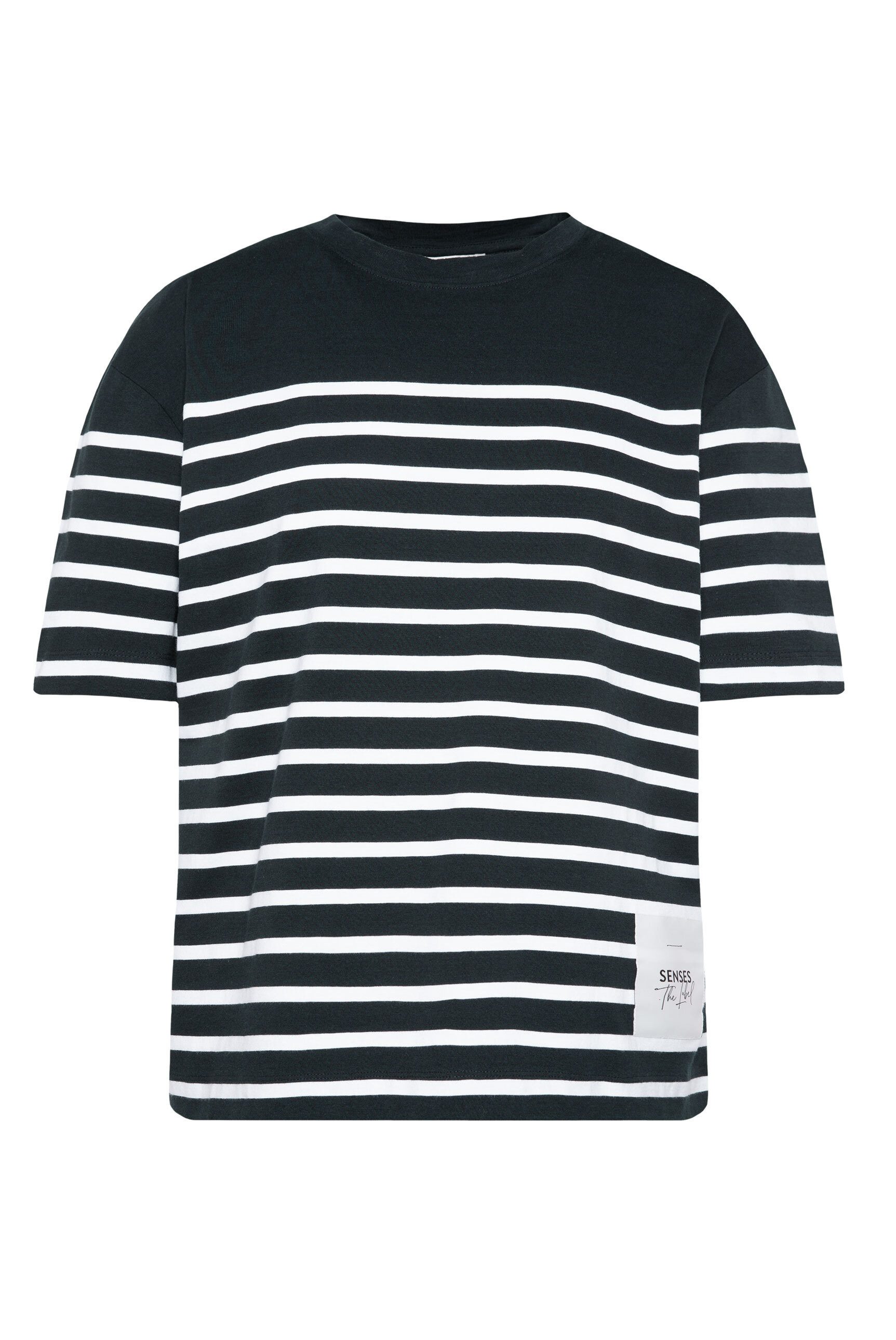 SENSES.THE LABEL Rundhalsshirt aus Baumwolle