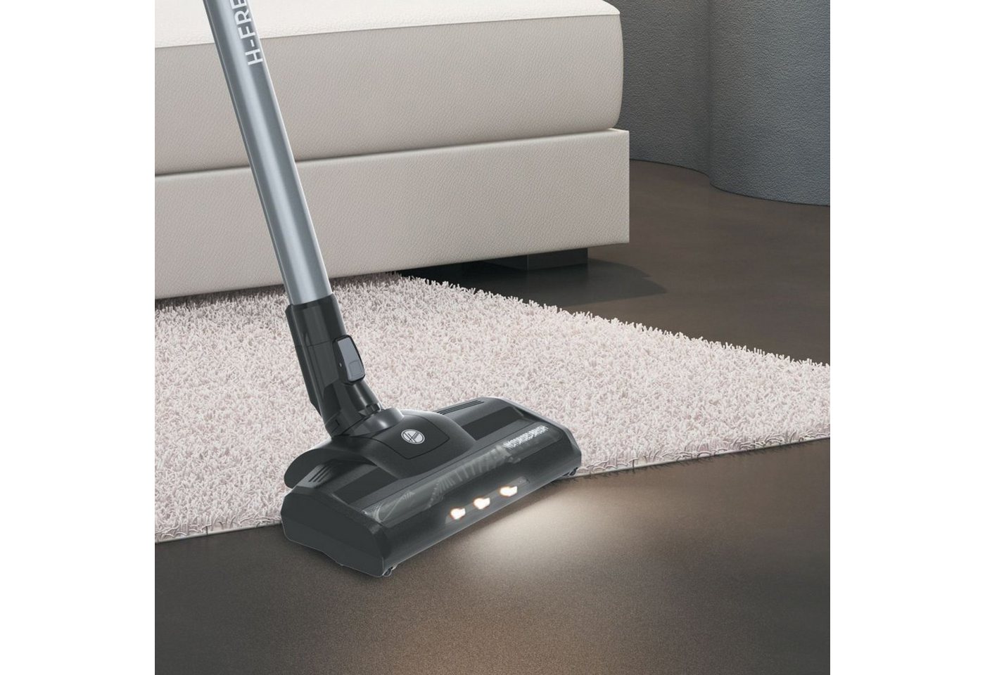 Hoover Akku-Hand-und Stielstaubsauger HF122BPT 011, Beutellos, Multi-Reinigungssystem, bis zu 40 Minuten Laufzeit