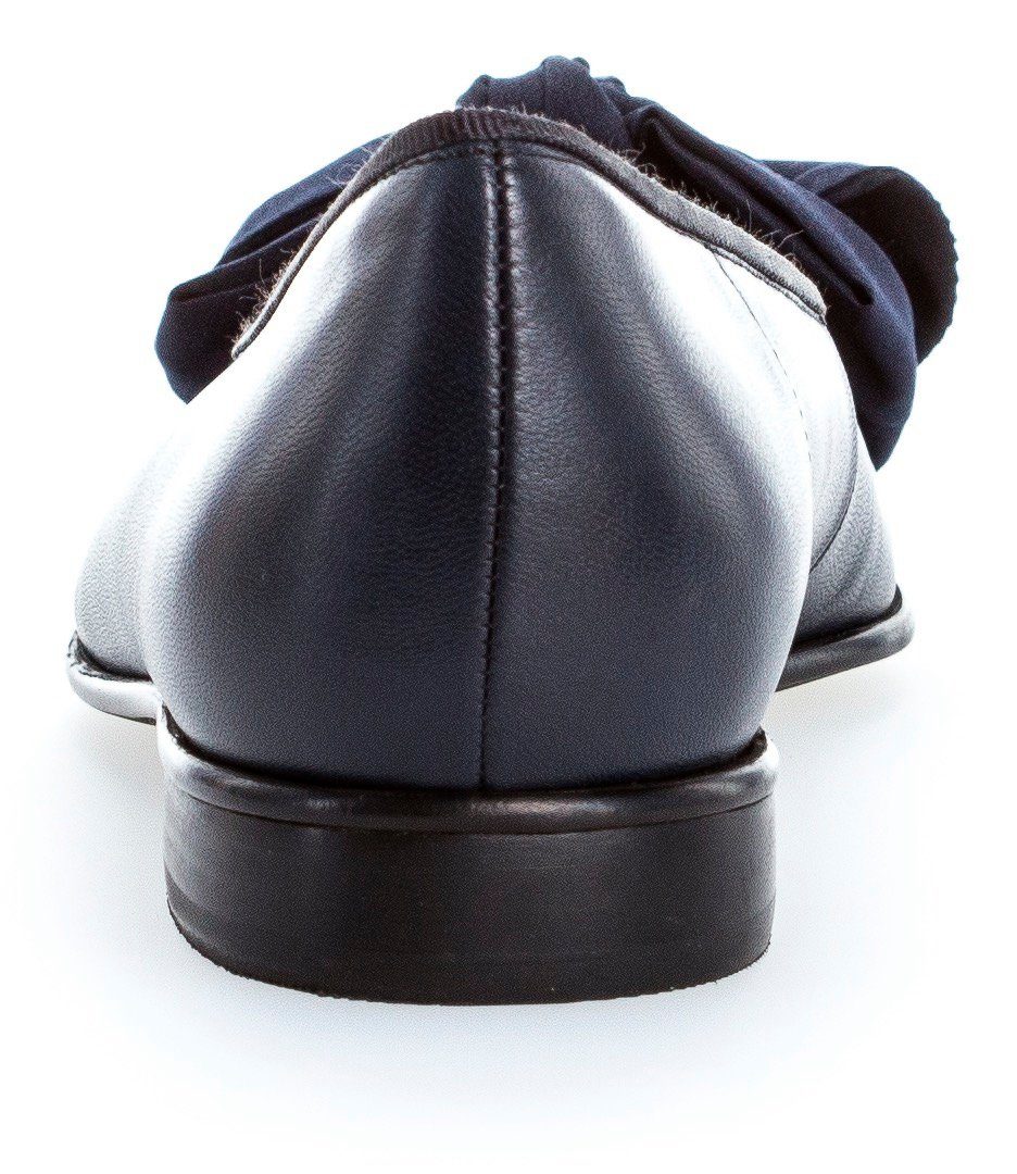 Gabor Ballerina Flats, Kitten Heel, Festliche Schuhe mit aufwendiger Schleife
