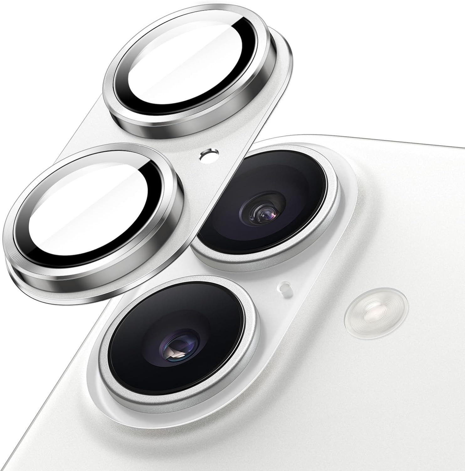 MSM Kameraschutzglas 3D Kameraglas für Apple iPhone 16 / 16 Plus Schutz Panzerfolie Titan