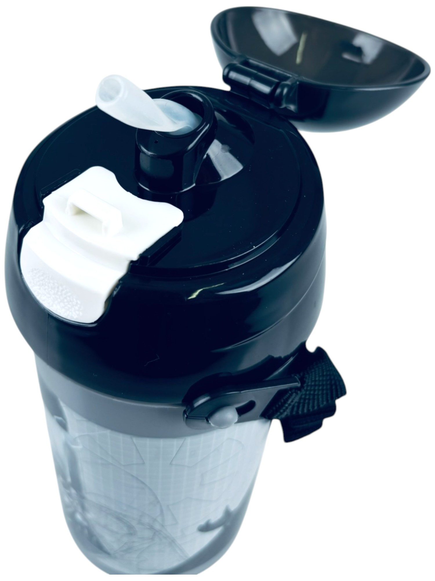Star Wars Trinkflasche Darth Vader, Kinderflasche mit Klappdeckel & Tragegurt 500 ml