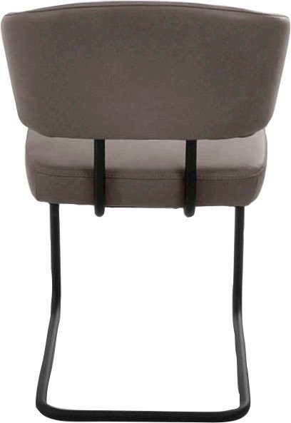 K+W Komfort & Wohnen Freischwinger Mikkado Tube (1 St), abgerundeter Rücken, Rundrohrgestell, Abstandshalter, Sitzkomfort