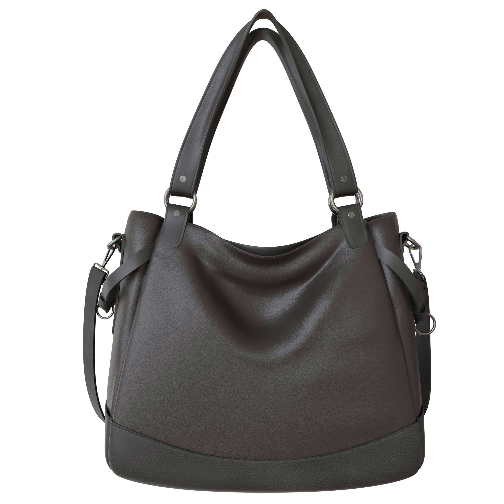 KMISSO Umhängetasche Damen Vegane Shopper Tasche Hobo Bag Umhänge Tasche Veganes Leder 3065 (1-tlg), im eleganten Look