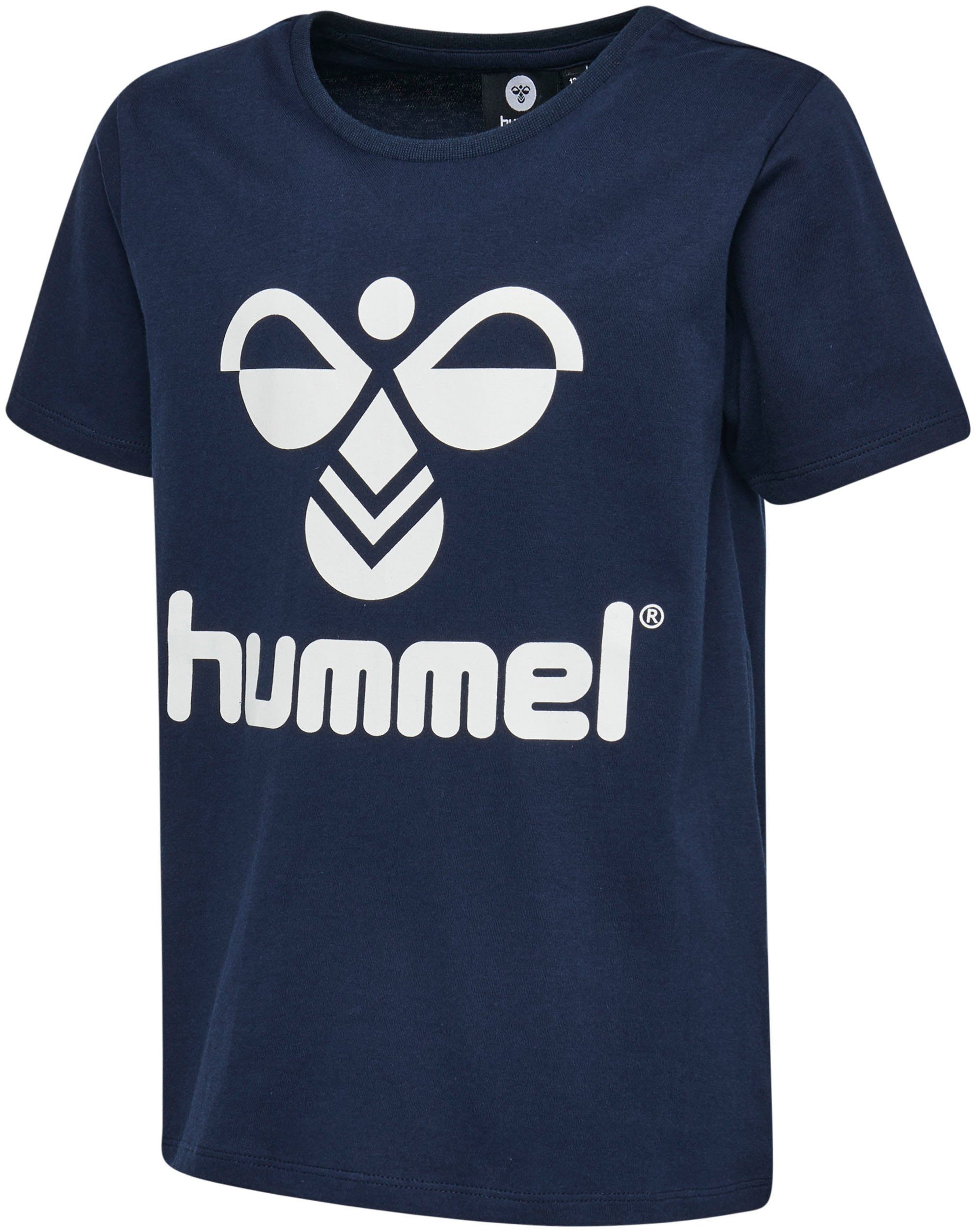 hummel Short T-SHIRT für - HMLTRES Kinder Sleeve marine T-Shirt (1-tlg)