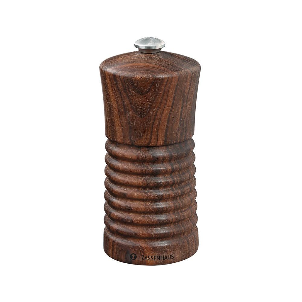 ZASSENHAUS Gewürzmühle Zassenhaus Salzmühle Heilbronn 13cm Nussbaum