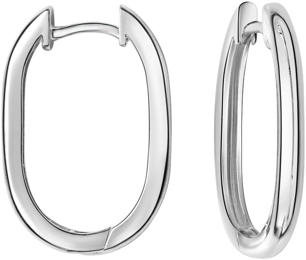 Firetti Paar Creolen Schmuck Geschenk, Ohrringe oval, Silber 925