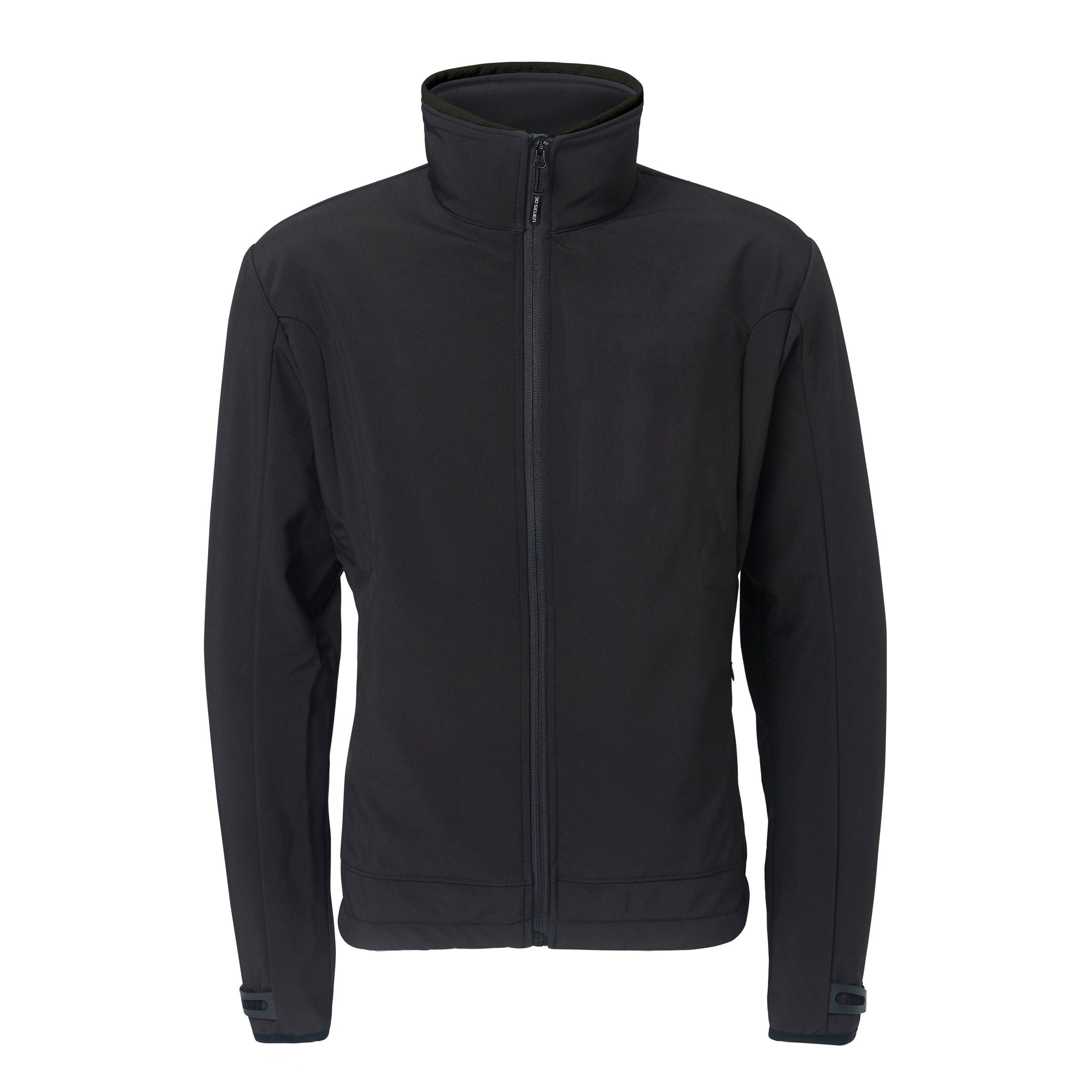 30seven Softshelljacke beheizte Softshelljacke Regular Fit - Schwarz 7,4V Set inkl. Powerbank & Ladegerät