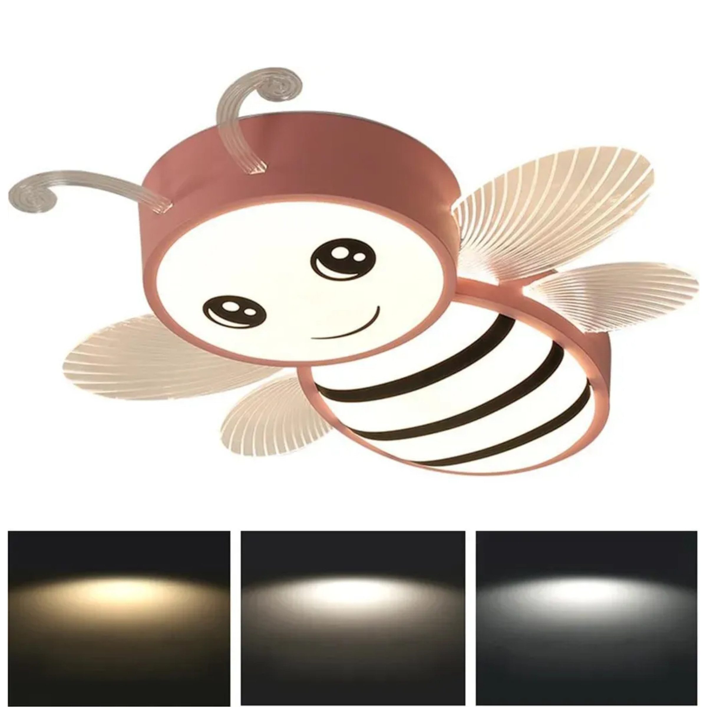 Welikera LED Deckenleuchte 60 cm Kinderzimmer Lampe Decke,72W Deckenlampe Kinderzimmer, Dimmbar per Fernbedienung,3000-6000K,geeignet für Kinderzimmer