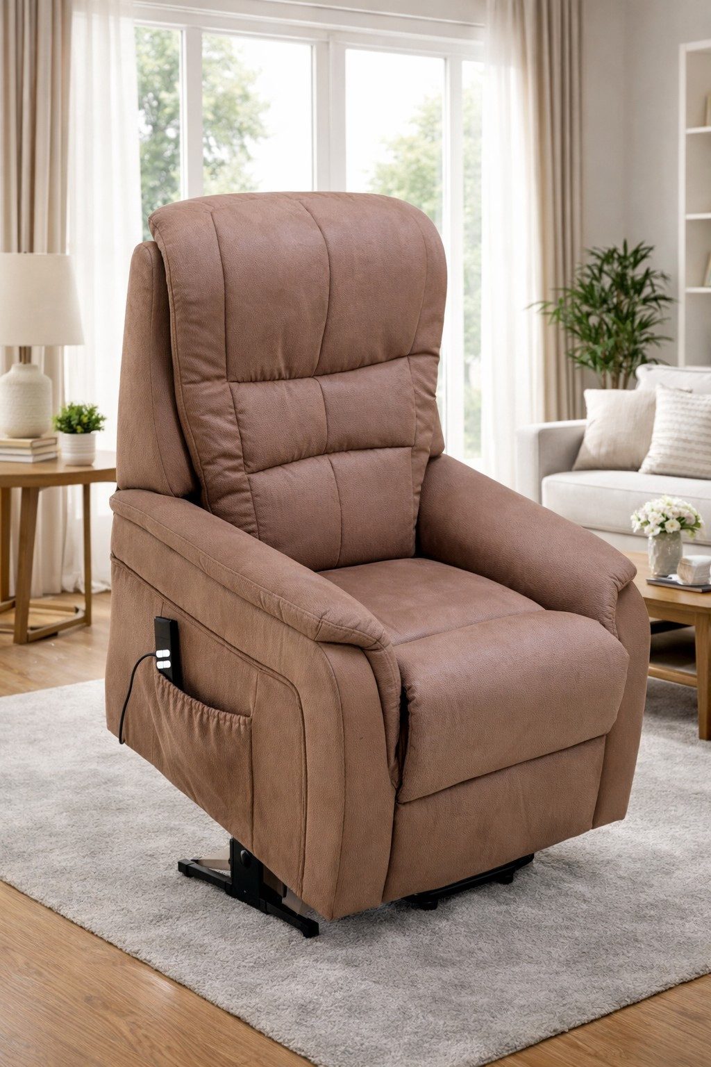 bv-vertrieb TV-Sessel TV-Sessel Fernsehsessel Aufstehhilfe Herz-Waage-Komfort, Aufstehhilfe, Herz-Waage Funktion, 2 Motoren – Bild 5 von 5