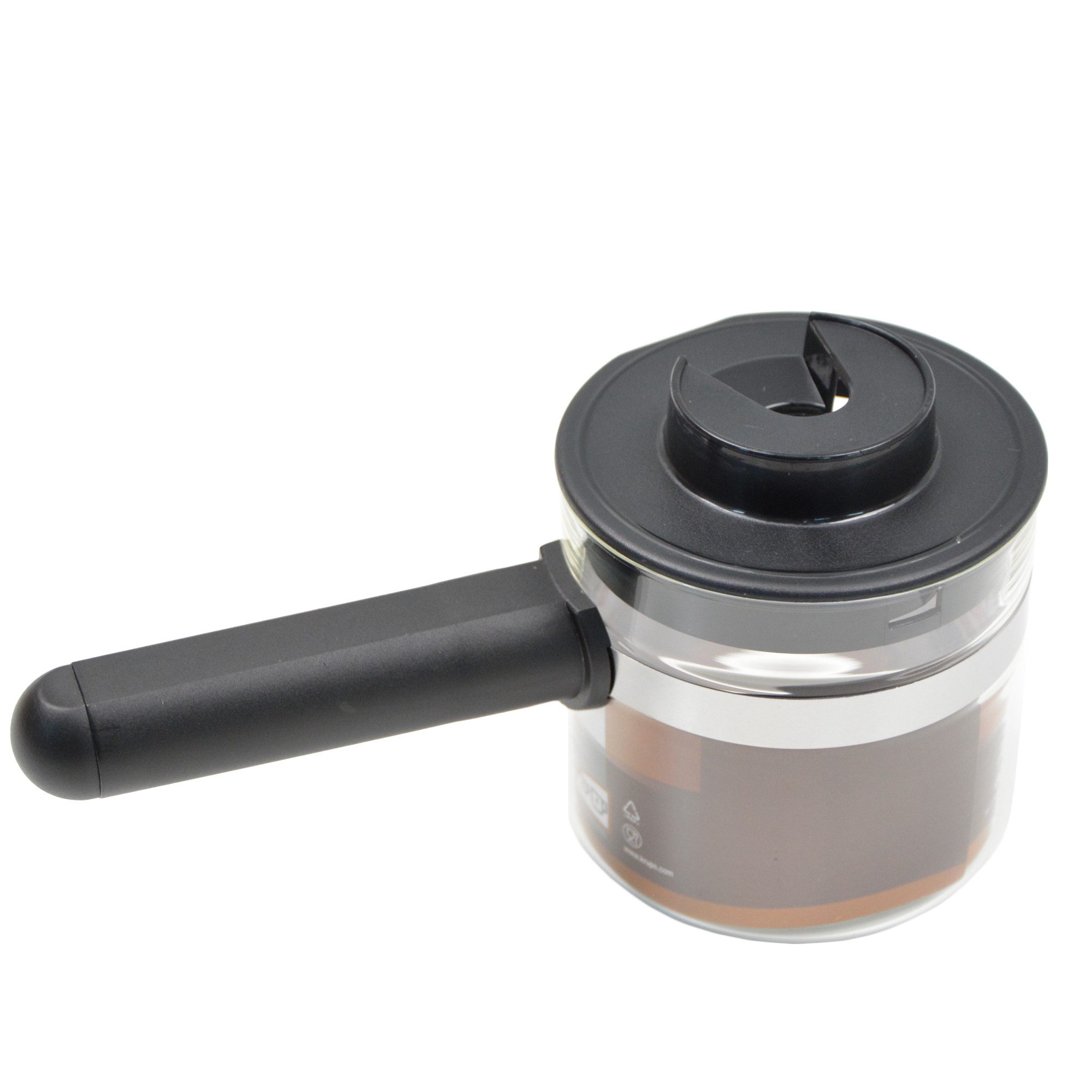 Krups Kaffeekanne Glaskrug mit Griff und Deckel F0274200, für Krups Espressoautomaten CafePresso, Bravo Plus, Prego