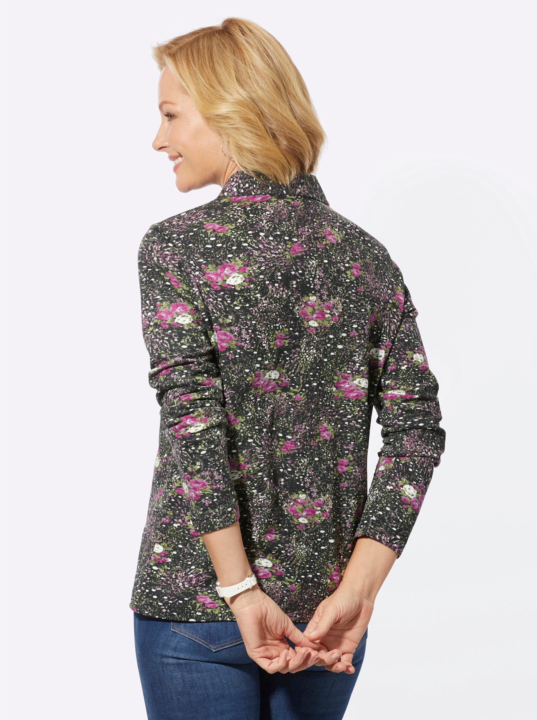 Witt T-Shirt Langarm-Poloshirt .