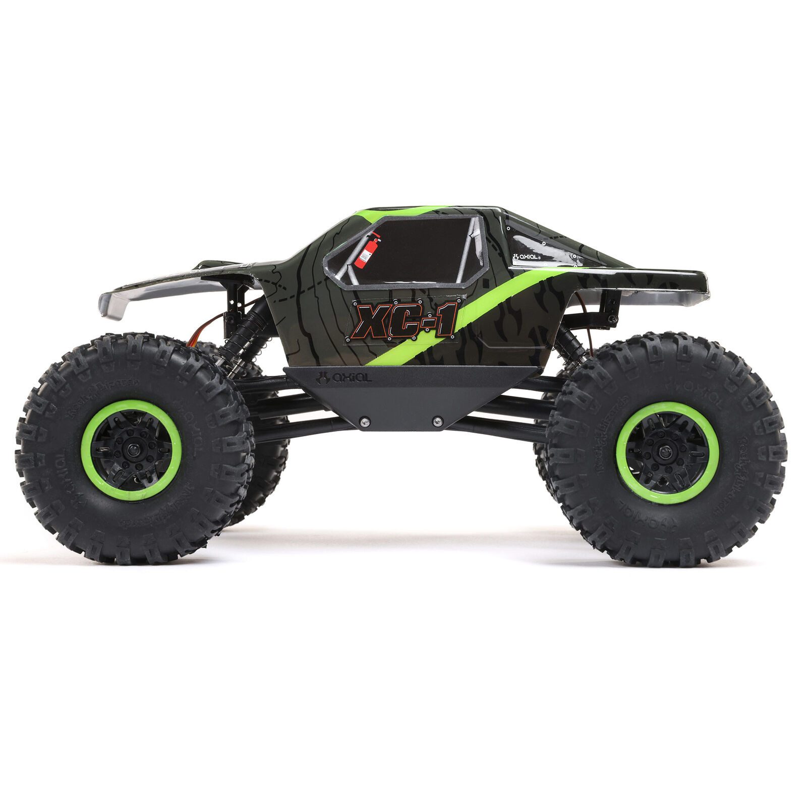 Axial RC-Buggy Axial RC AX24 Crawler XC-1 1:24 4WD RTR grün, Akku, Ladegerät
