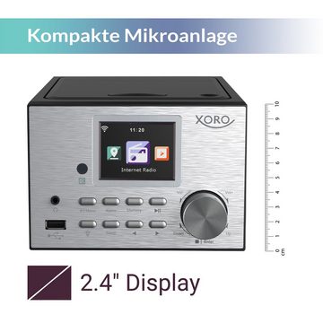 Xoro HMT 500 PRO Internet-/DAB+ Radio, CD Player, Fernbedienung, Mikro Stereoanlage (CD-Player)