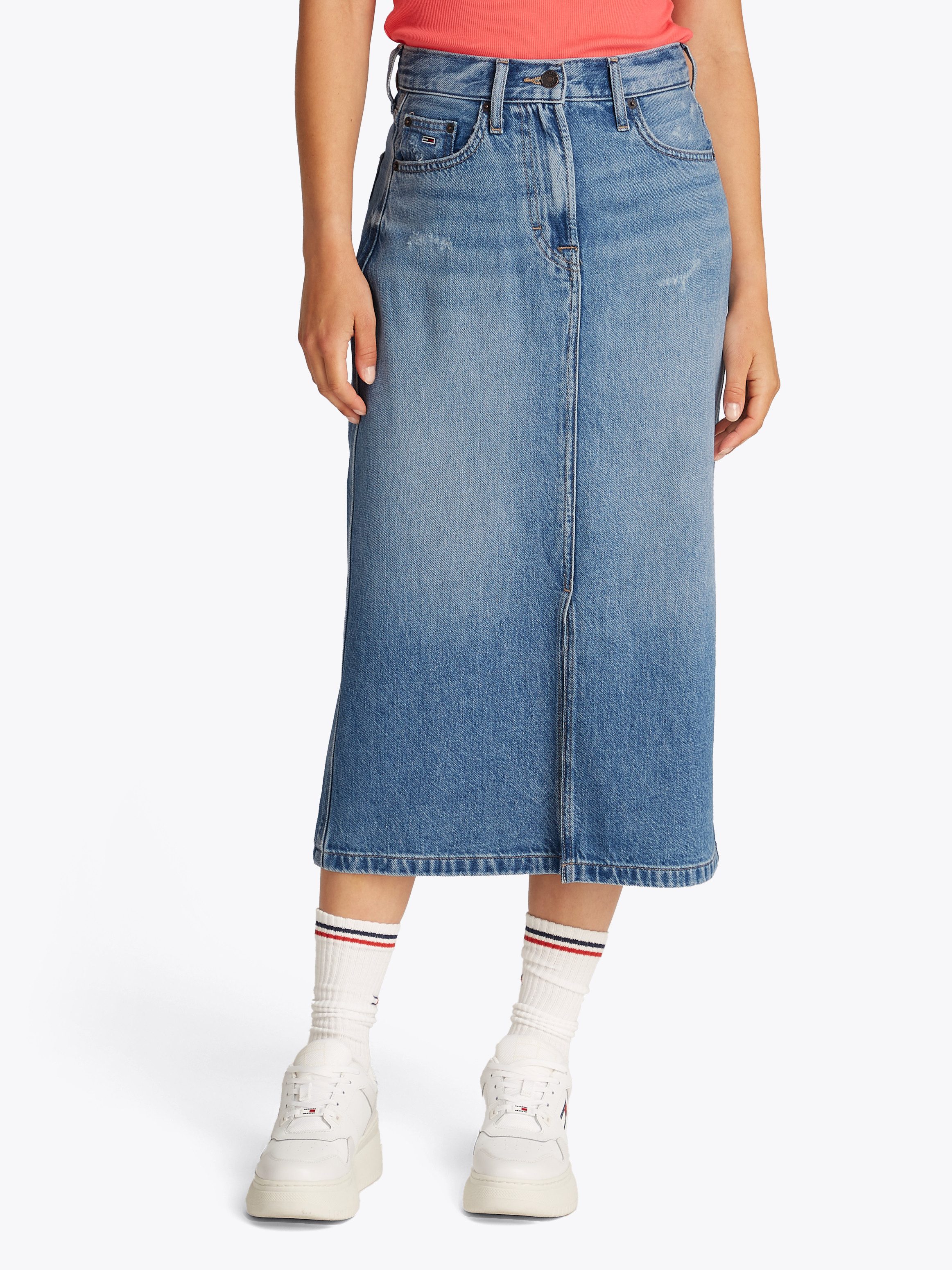 Tommy Jeans Jeansrock CLAIRE MIDI SKIRT günstig online kaufen